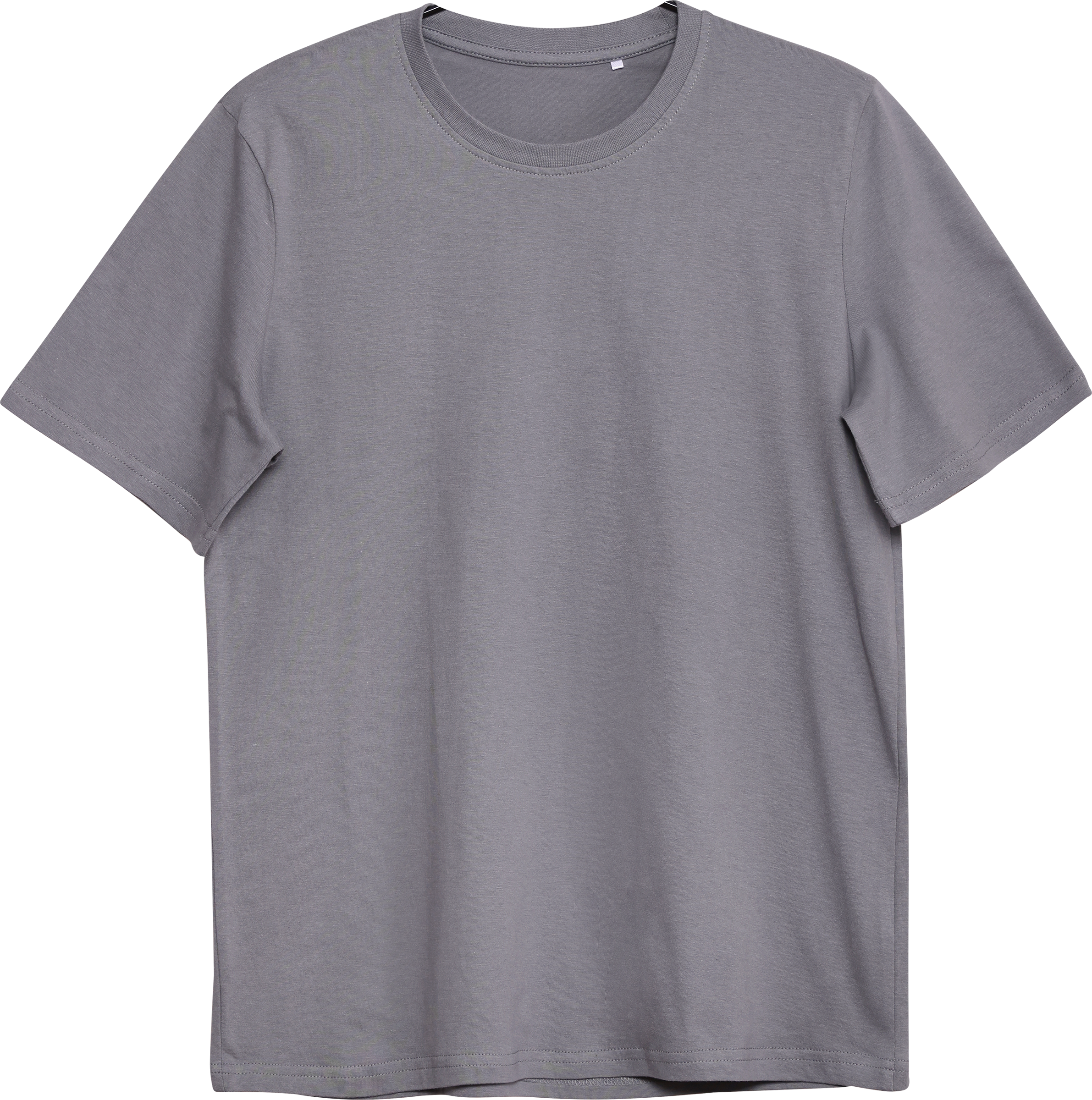 Изображение товара Мужская футболка INWIN серая хлопковая Арт. ADT-1 короткий рукав