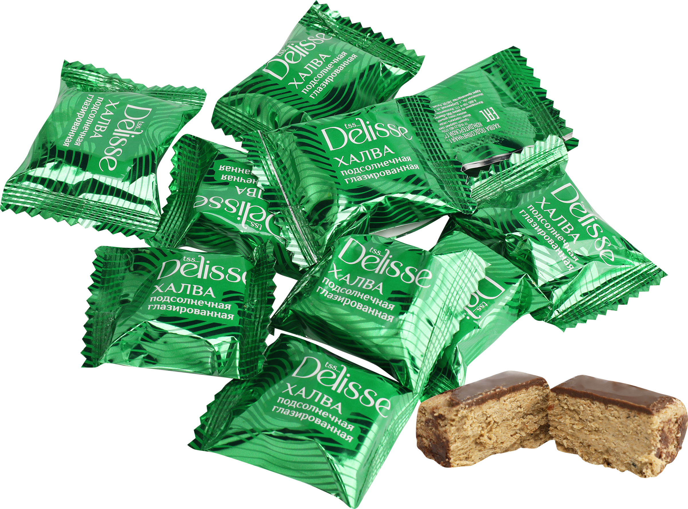Изображение товара Халва DELISSE Подсолнечная глазированная весовая 684938