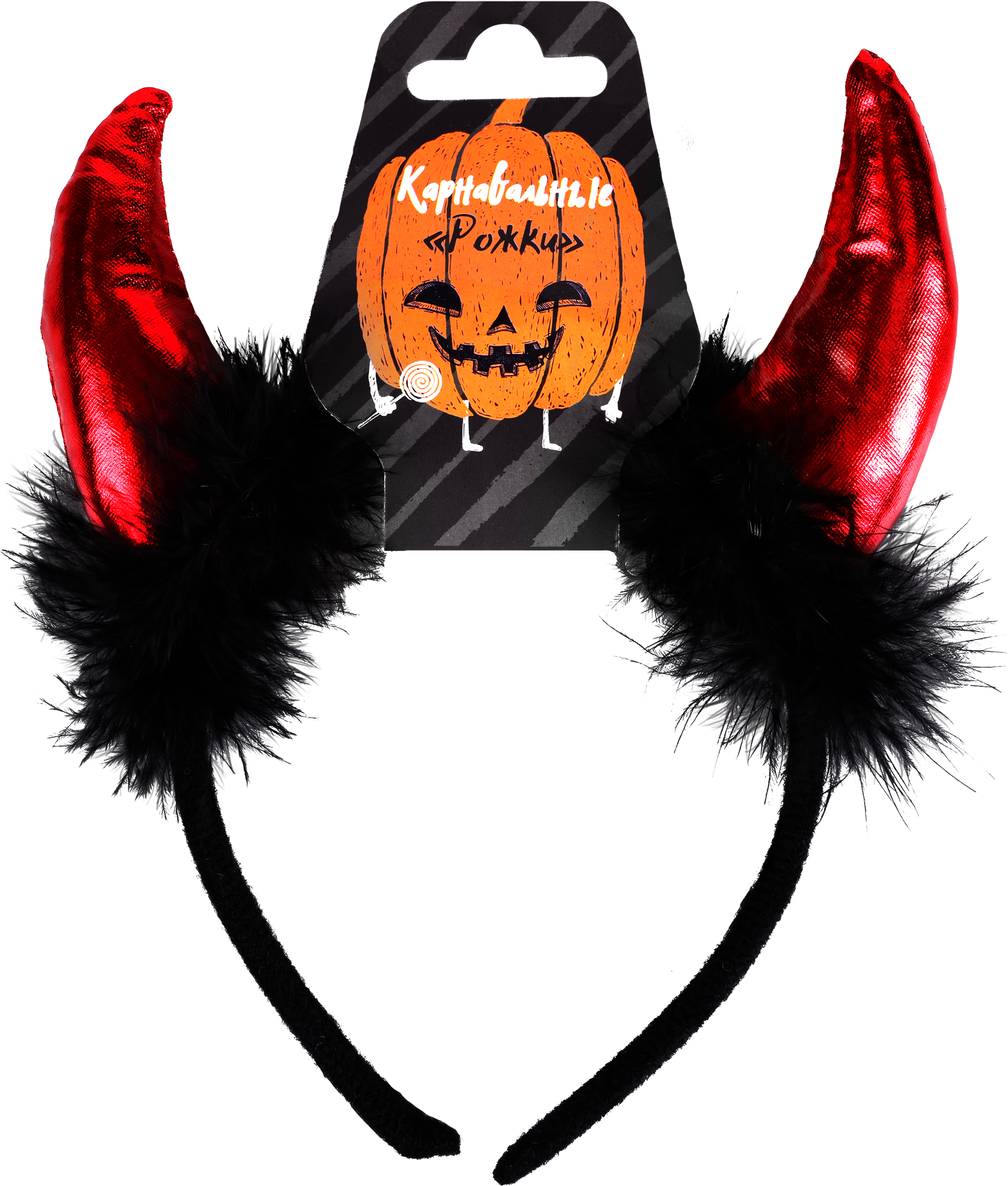 Изображение товара Карнавальный аксессуар Рожки HOMECLUB 18х20см для праздников и постановок