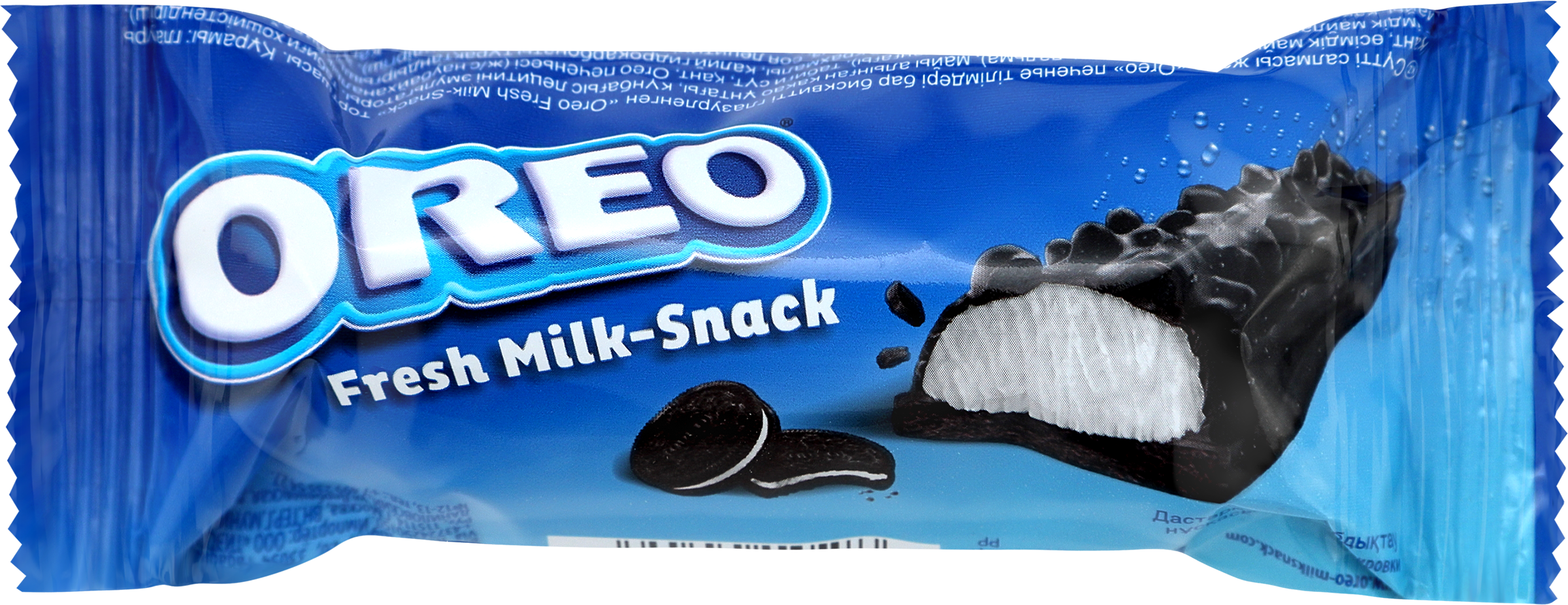 Изображение товара Пирожное бисквитное OREO с молочной начинкой и кусочками печенья, без змж, 27г