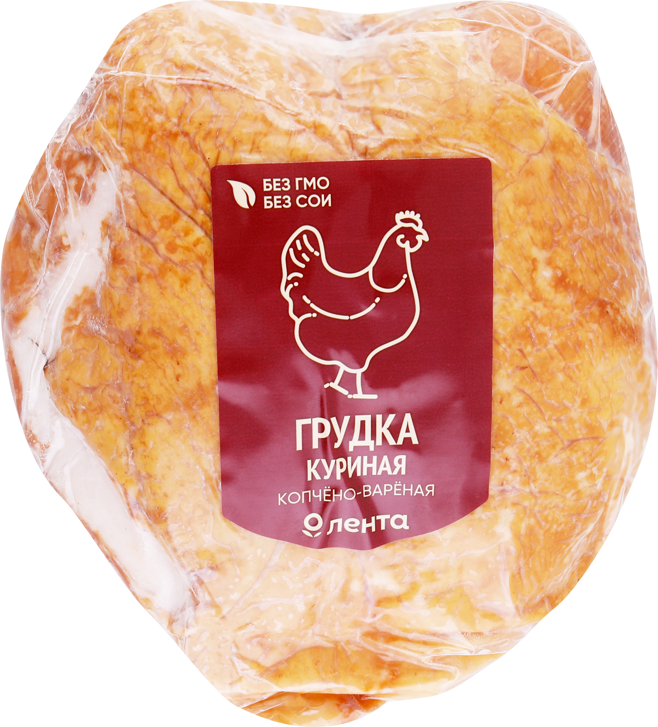 Изображение товара Грудка цыпленка-бройлера копчено-вареная ЛЕНТА, 687360, Россия, 636.89₽