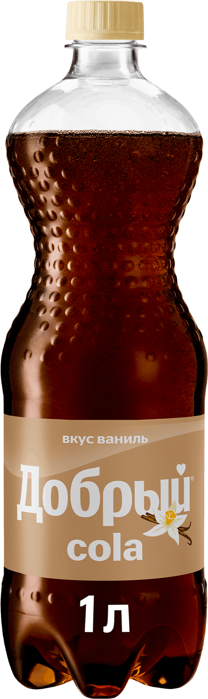Изображение товара Газированный напиток ДОБРЫЙ Cola Ваниль 1л с насыщенным вкусом ванили