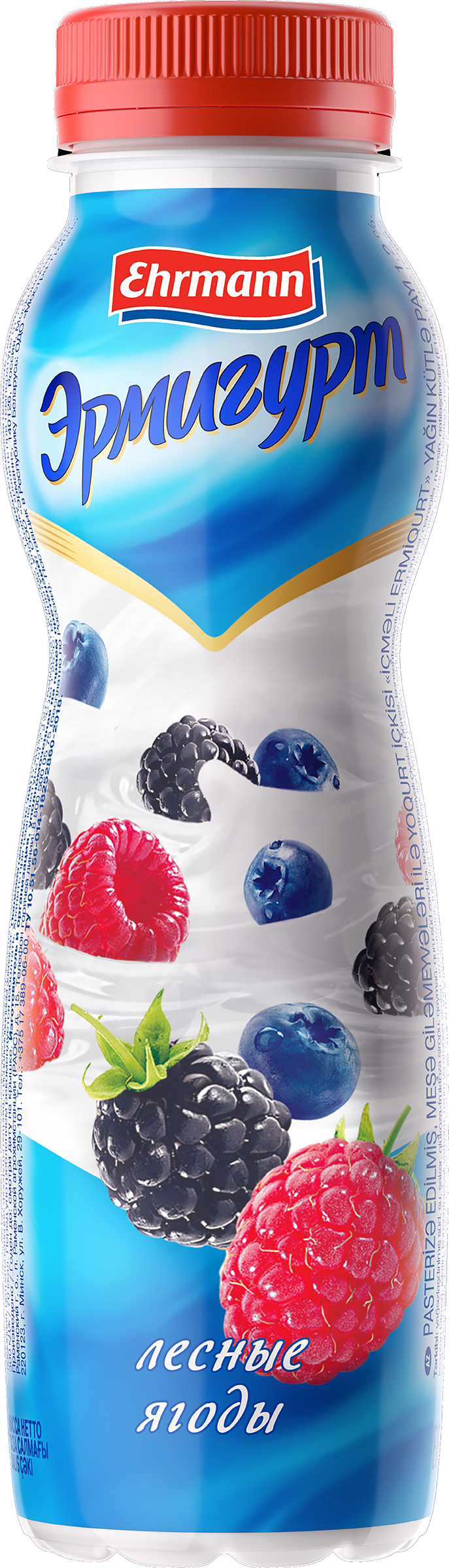 Изображение товара Напиток йогуртный питьевой EHRMANN Эрмигурт с лесными ягодами 1,2% 290г