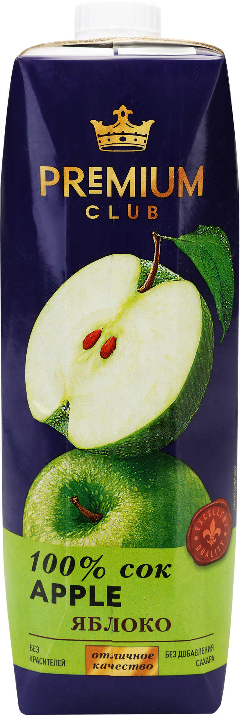 Изображение товара Яблочный восстановленный сок PREMIUM CLUB 1л натуральный и полезный