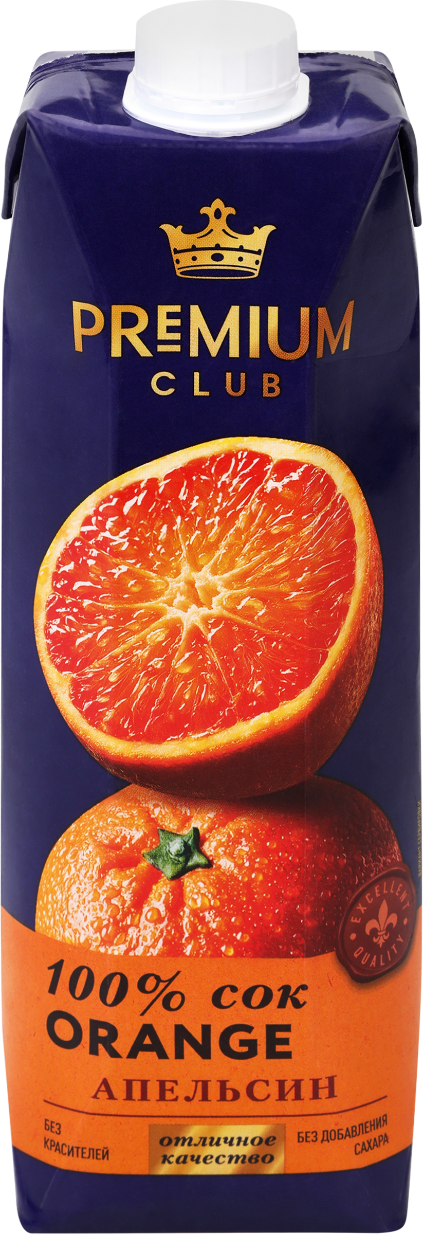 Изображение товара Сок PREMIUM CLUB Апельсиновый восстановленный, 1л