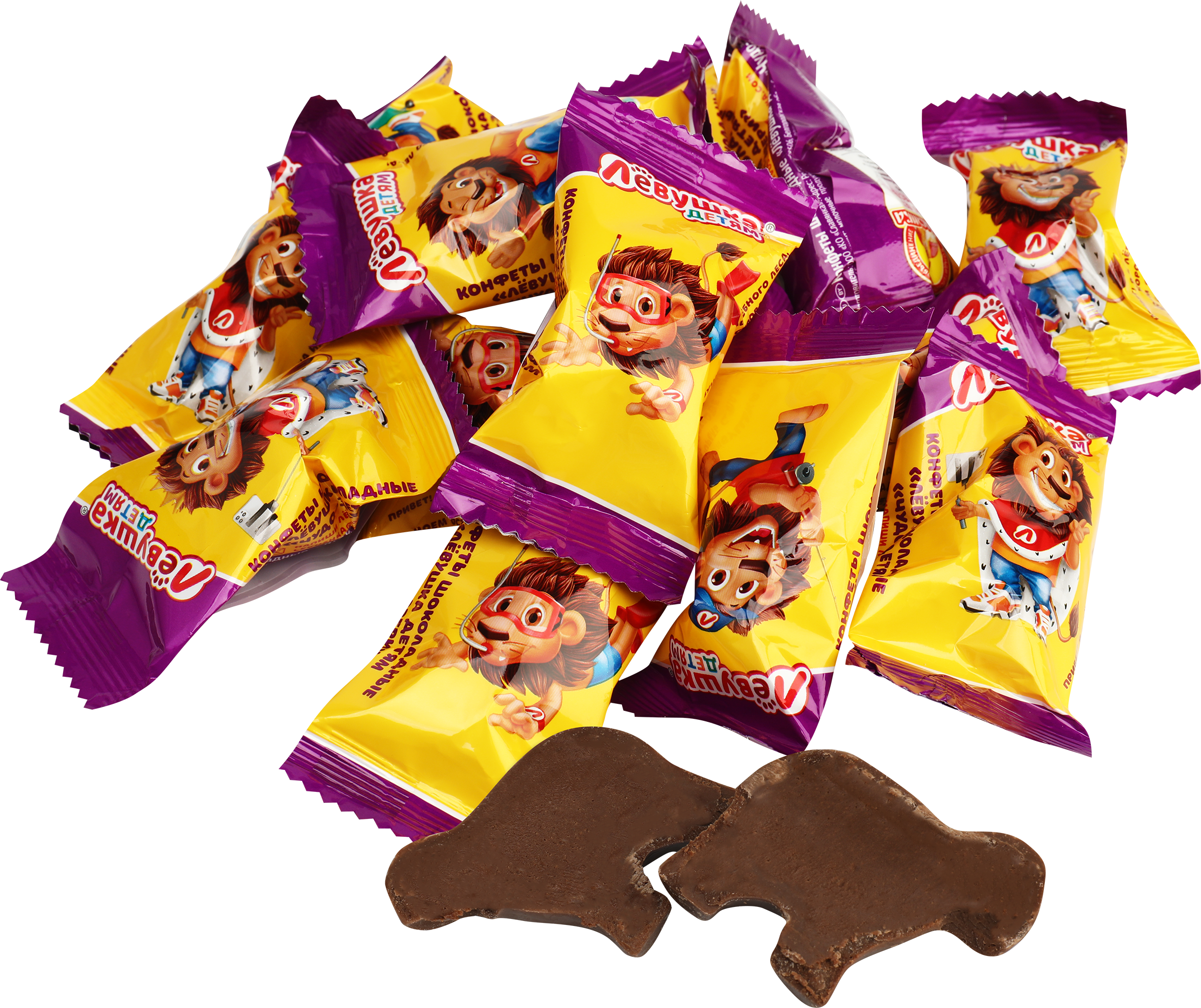 Изображение товара Конфеты ЛЕВУШКА ДЕТЯМ Чудо-звери в шоколаде - сладкий подарок