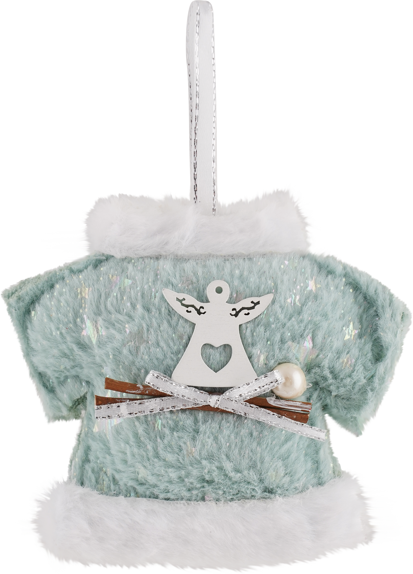 Изображение товара Украшение елочное HOMECLUB Рукавичка Валенок Колпак со снежинкой 13 см