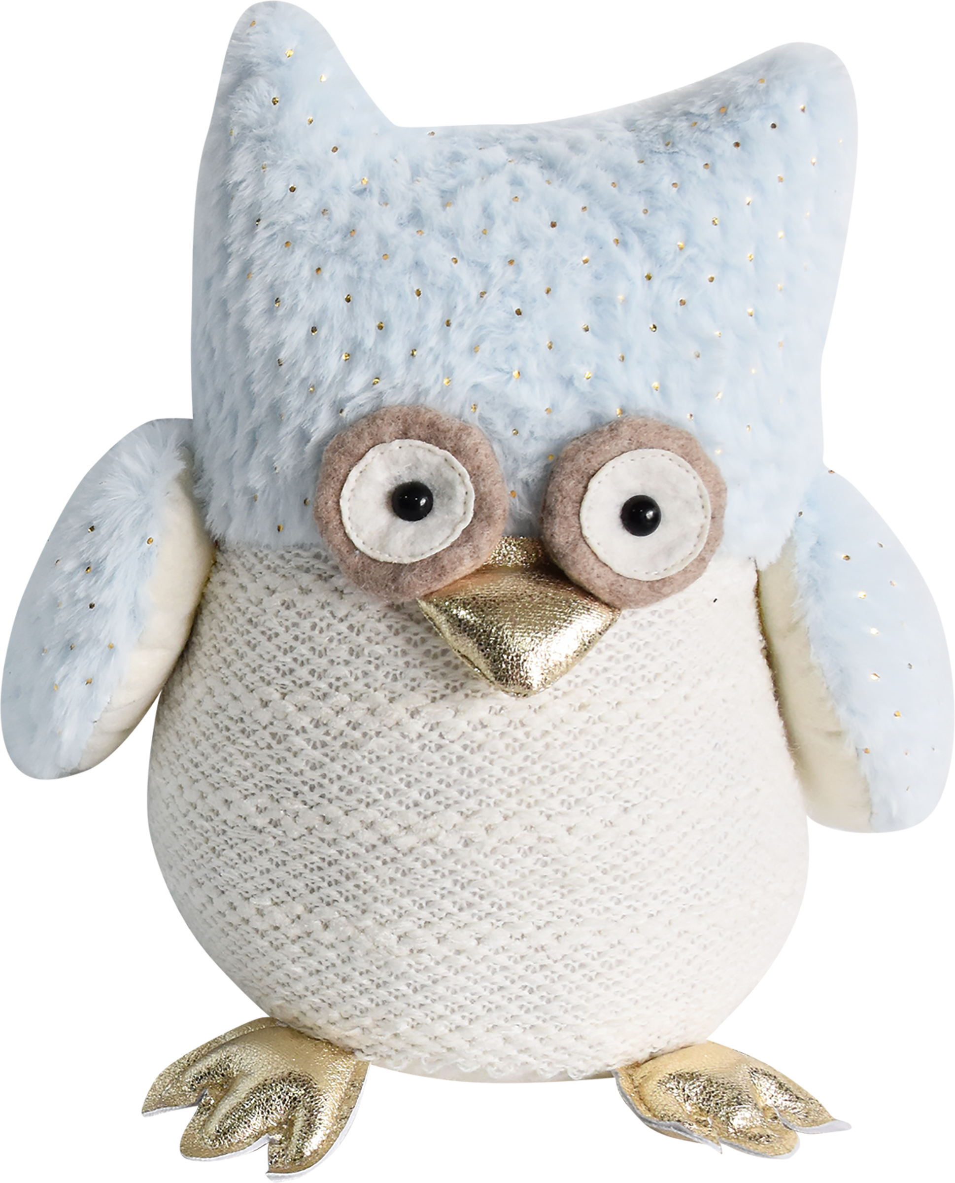 Изображение товара Новогодняя фигура Сова HOMECLUB 23 см розовая для праздничного декора