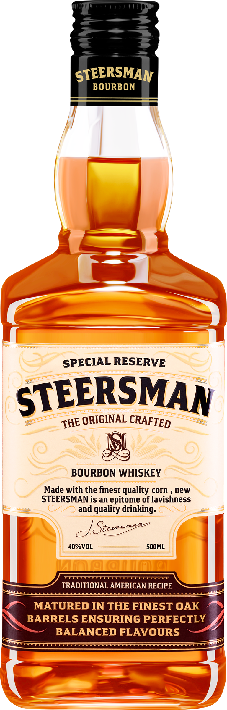 Изображение товара Виски STEERSMAN зерновой 40%, 0.5л