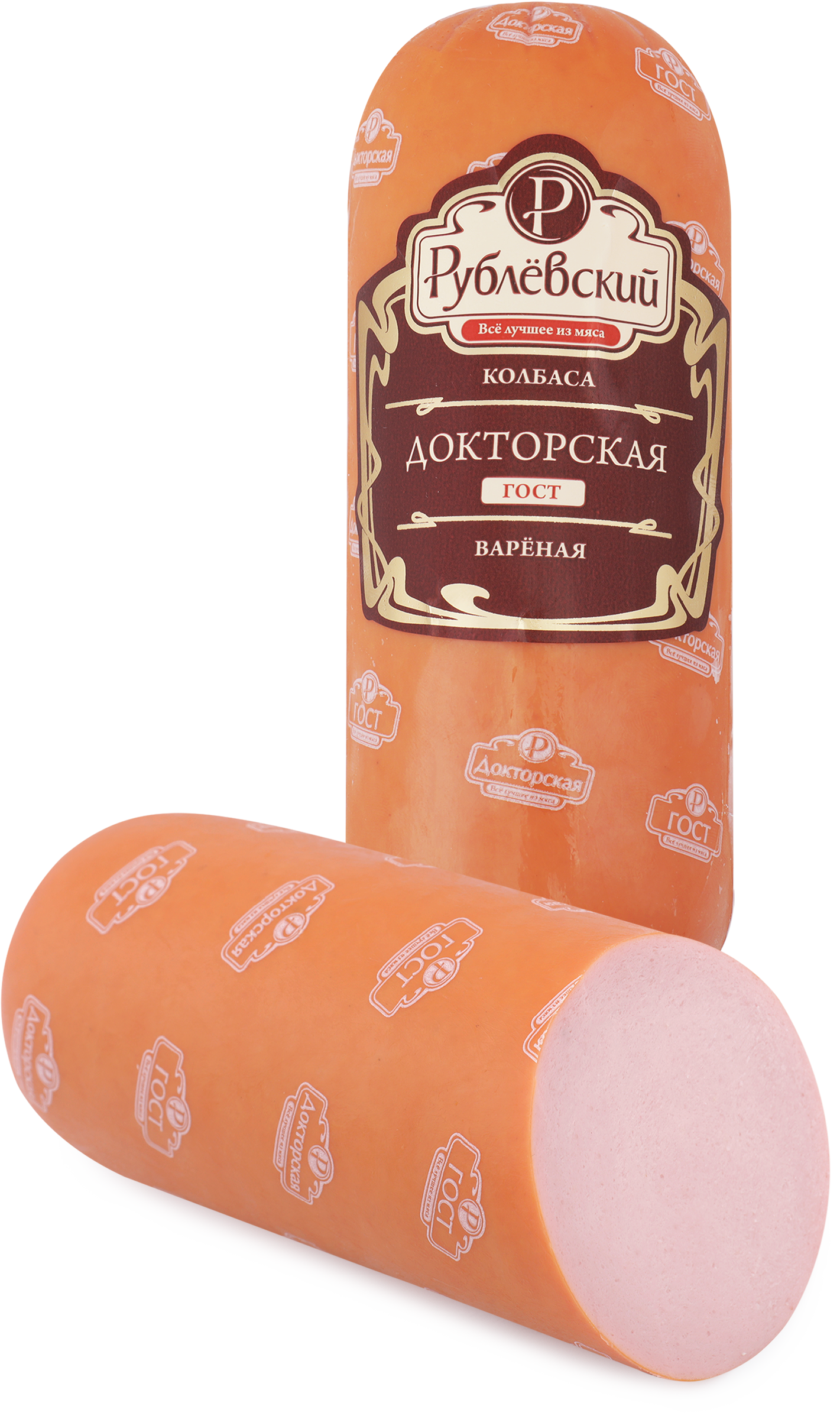 Изображение товара Колбаса вареная РУБЛЁВСКИЙ Докторская, 530г