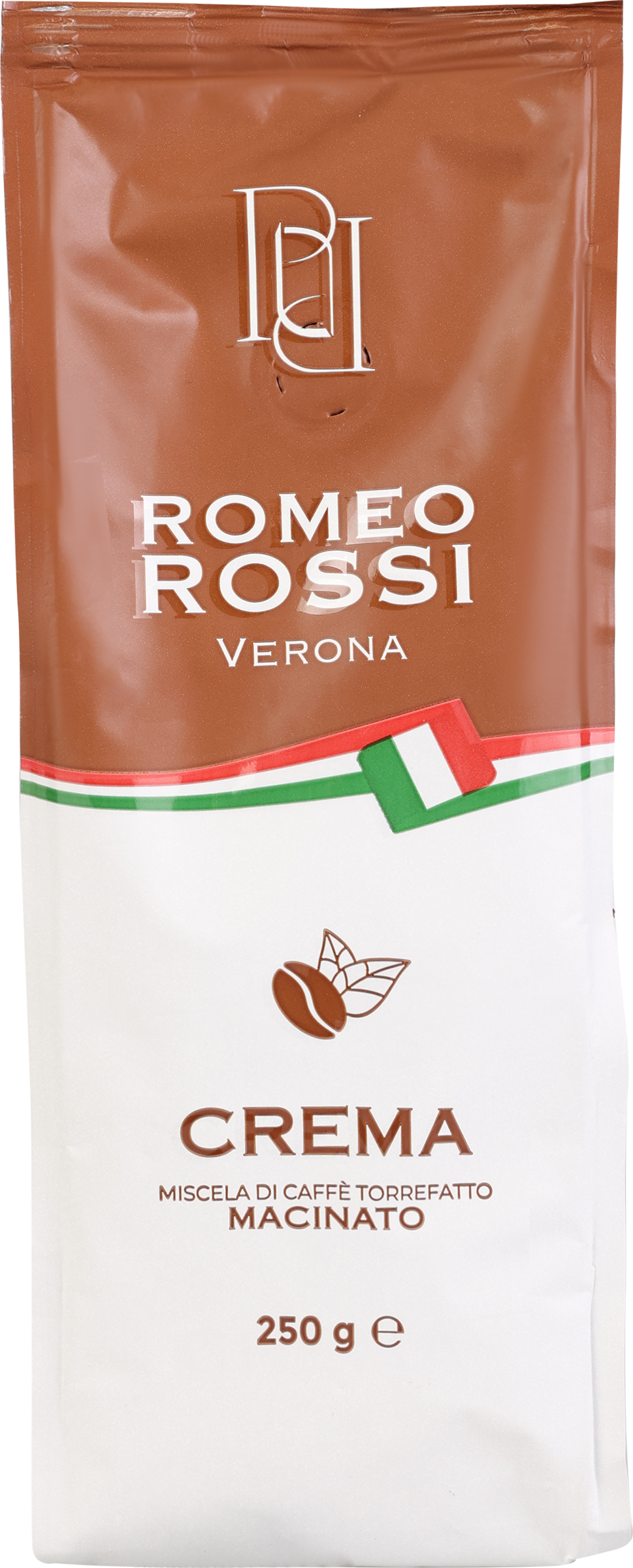 Изображение товара Кофе молотый ROMEO ROSSI Crema натуральный жареный, 250г