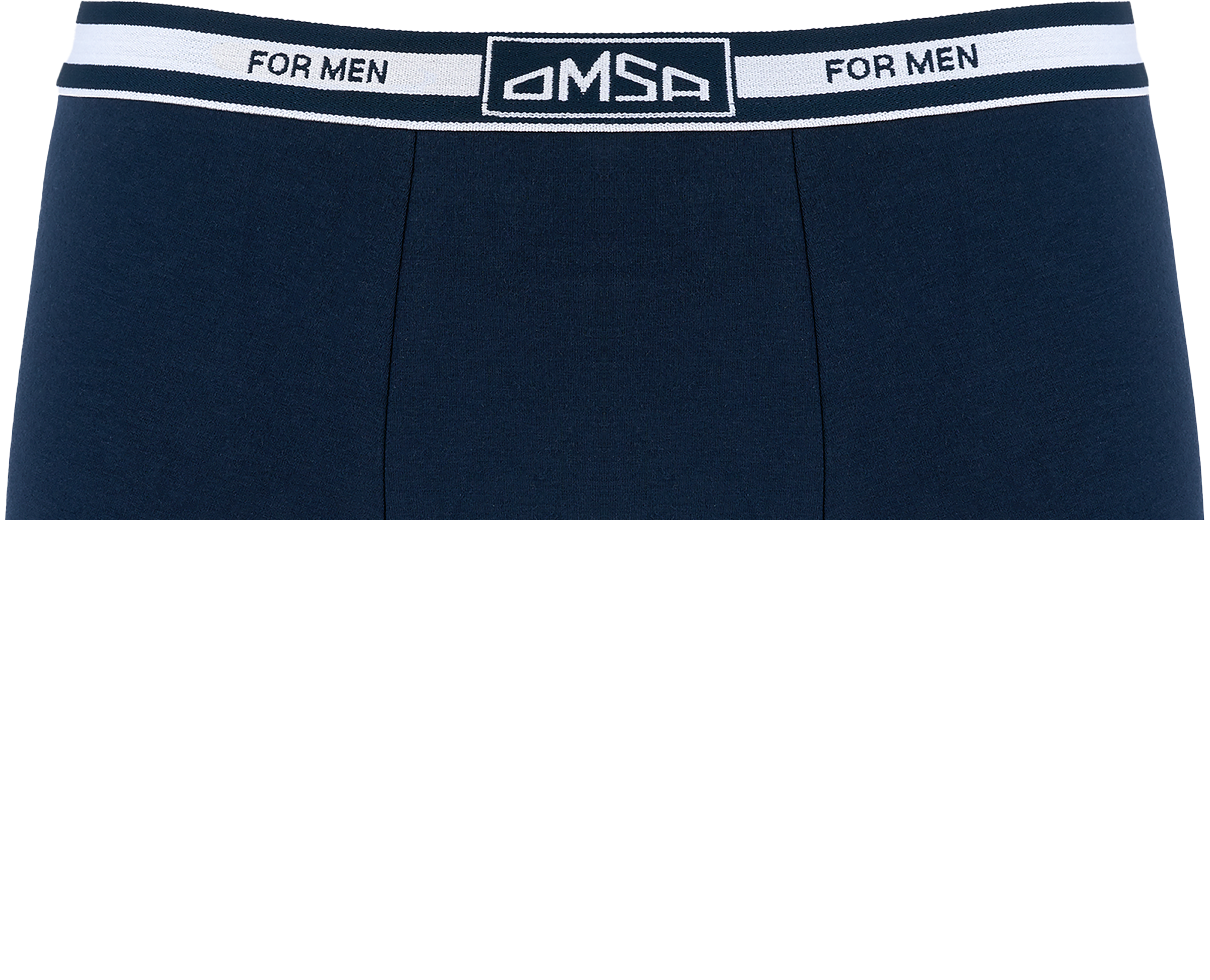Изображение товара Мужские трусы боксеры OMSA 46-54 синий бордо