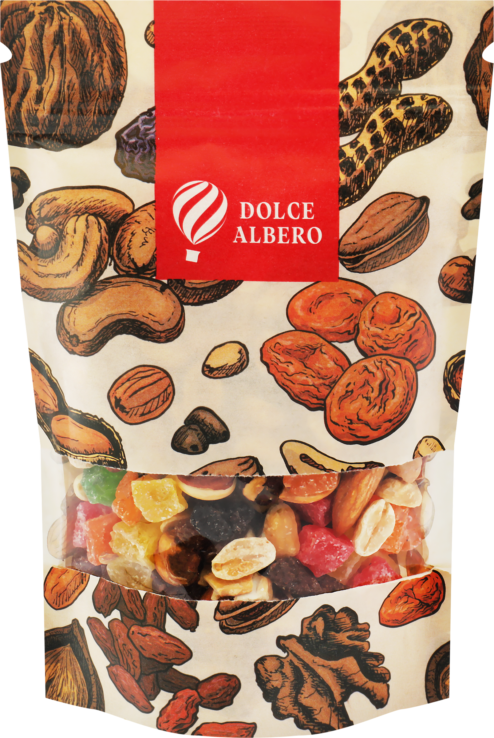 Изображение товара Смесь фруктово-ореховая DOLCE ALBERO орехи и цукаты, 150г