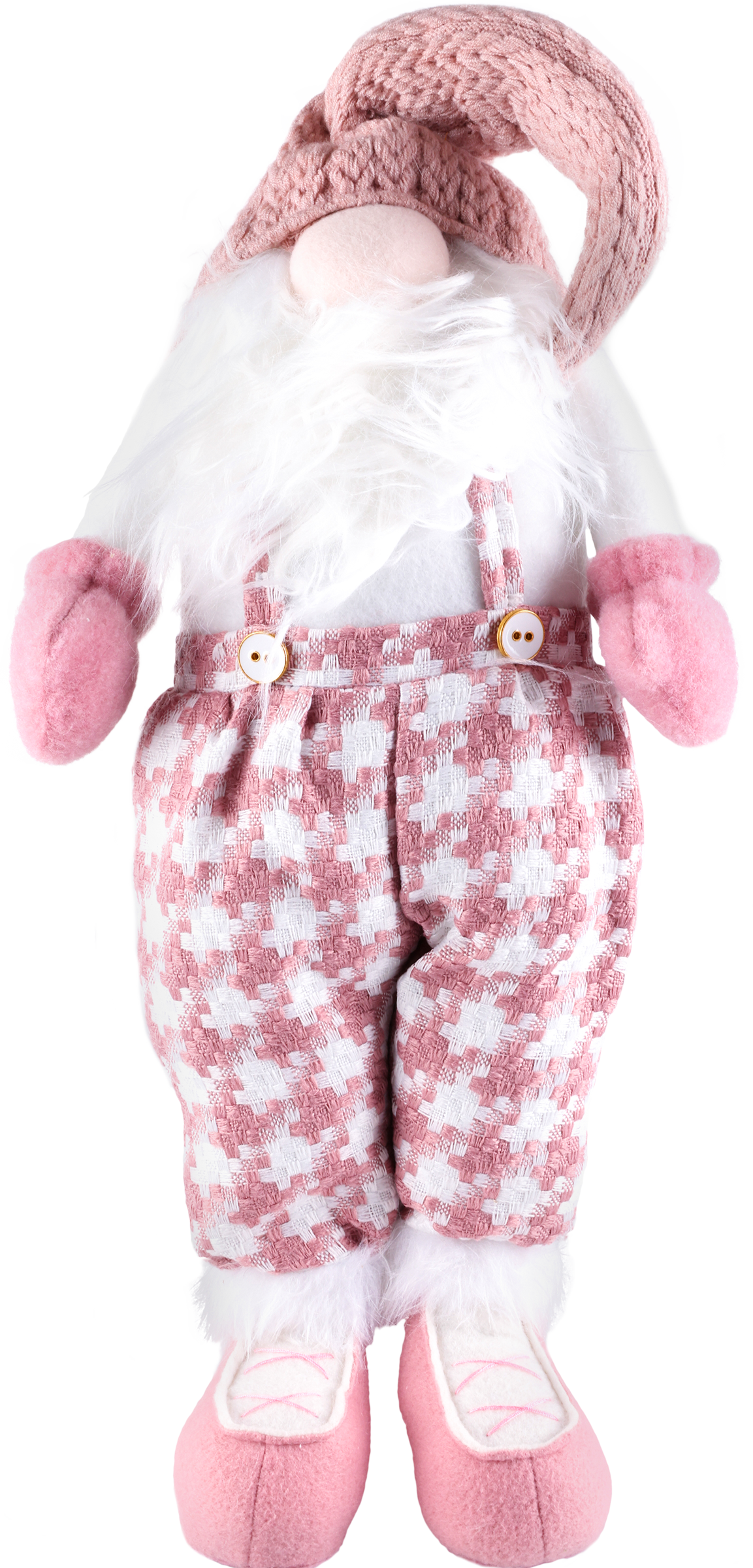 Изображение товара Новогодняя фигура HOMECLUB олень снеговик или Санта розовая 50-70см