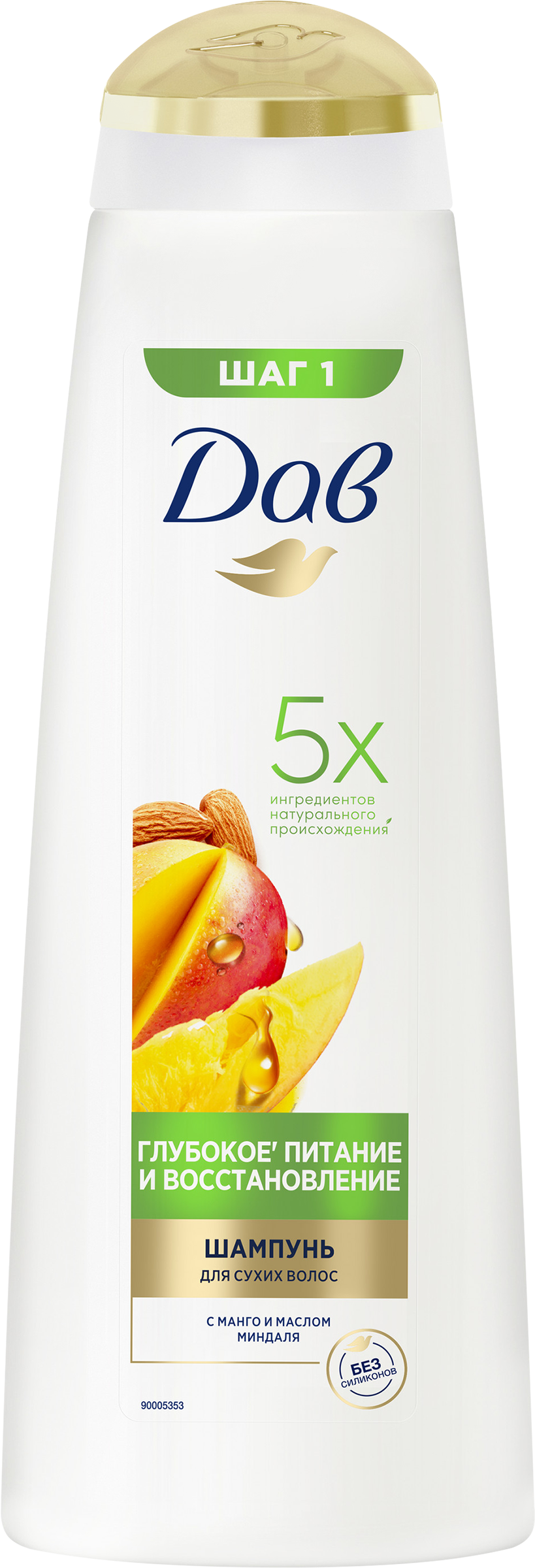 Изображение товара Шампунь ДАВ Глубокое питание и восстановление с манго 380 мл