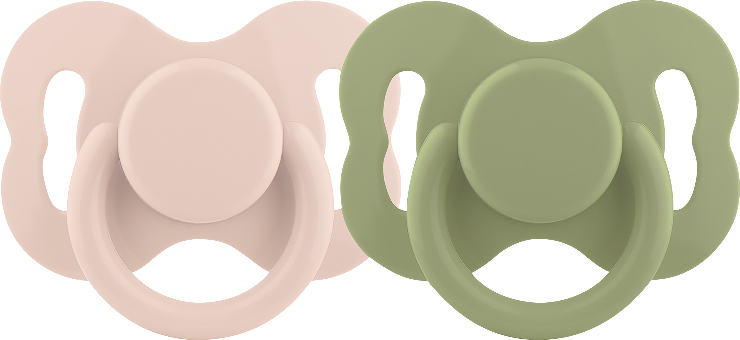 Изображение товара Пустышка LUBBY Just с латексным соском для новорожденных 2шт