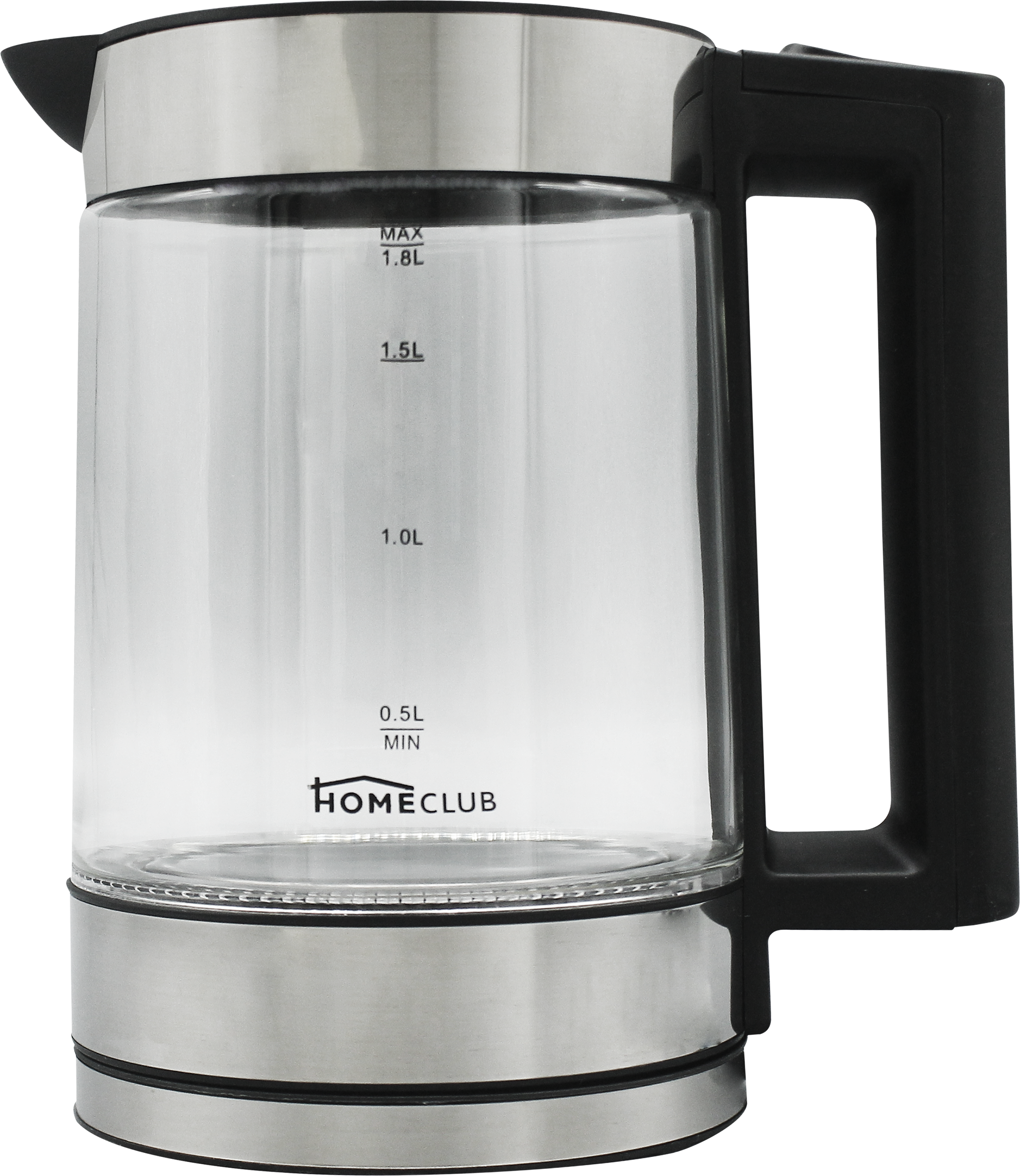 Изображение товара Стеклянный чайник HOMECLUB 1.8л с подсветкой и автоотключением JK2151