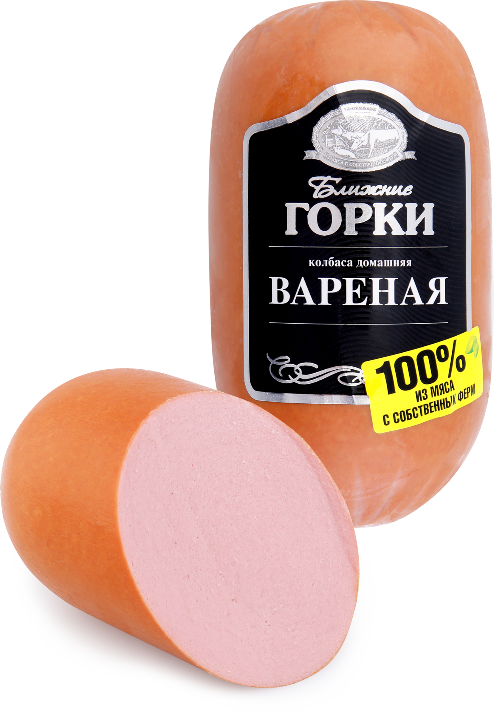 Изображение товара Колбаса вареная БЛИЖНИЕ ГОРКИ Домашняя, 400г