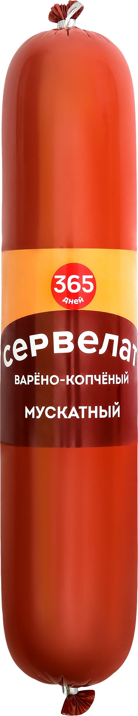 Изображение товара Колбаса копчено-вареная 365 ДНЕЙ Сервелат Мускатный, весовая