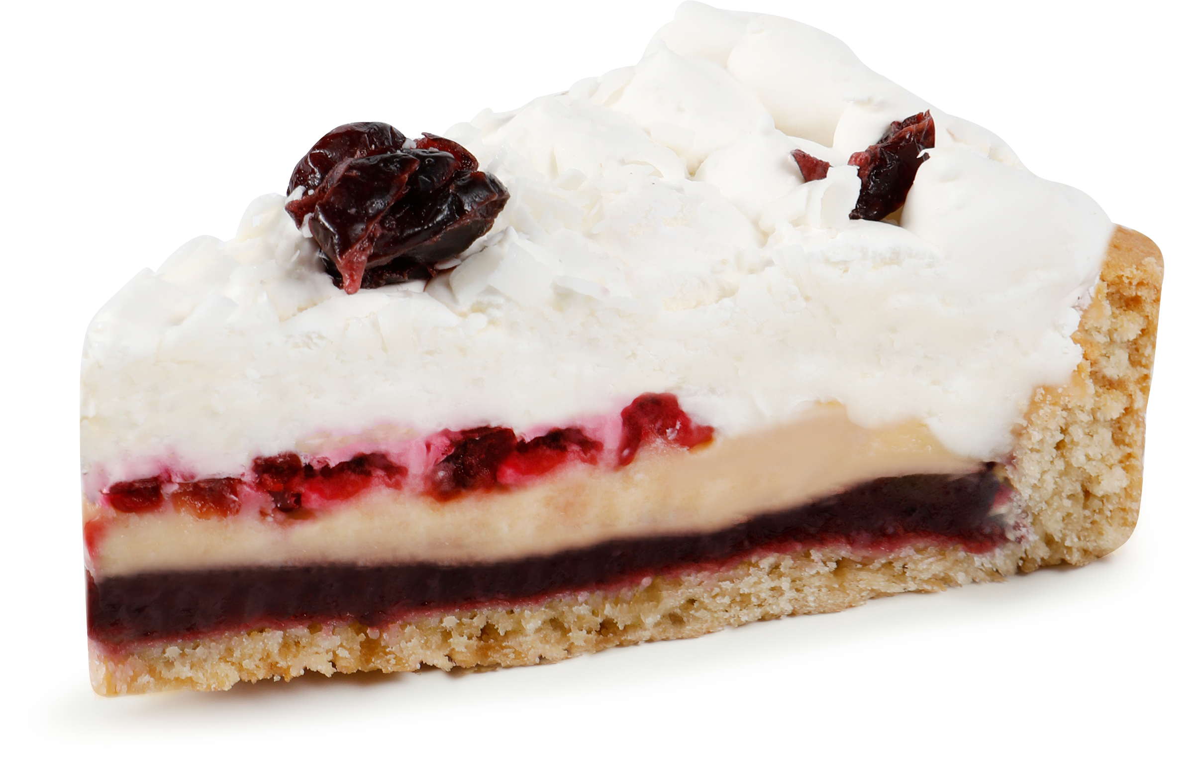 Изображение товара Торт ЛЕНТА FRESH Брусничный с белым шоколадом, 150г