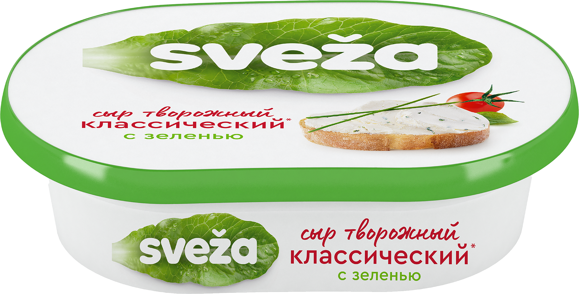 Изображение товара Сыр творожный SVEZA с зеленью 60% без змж 150г