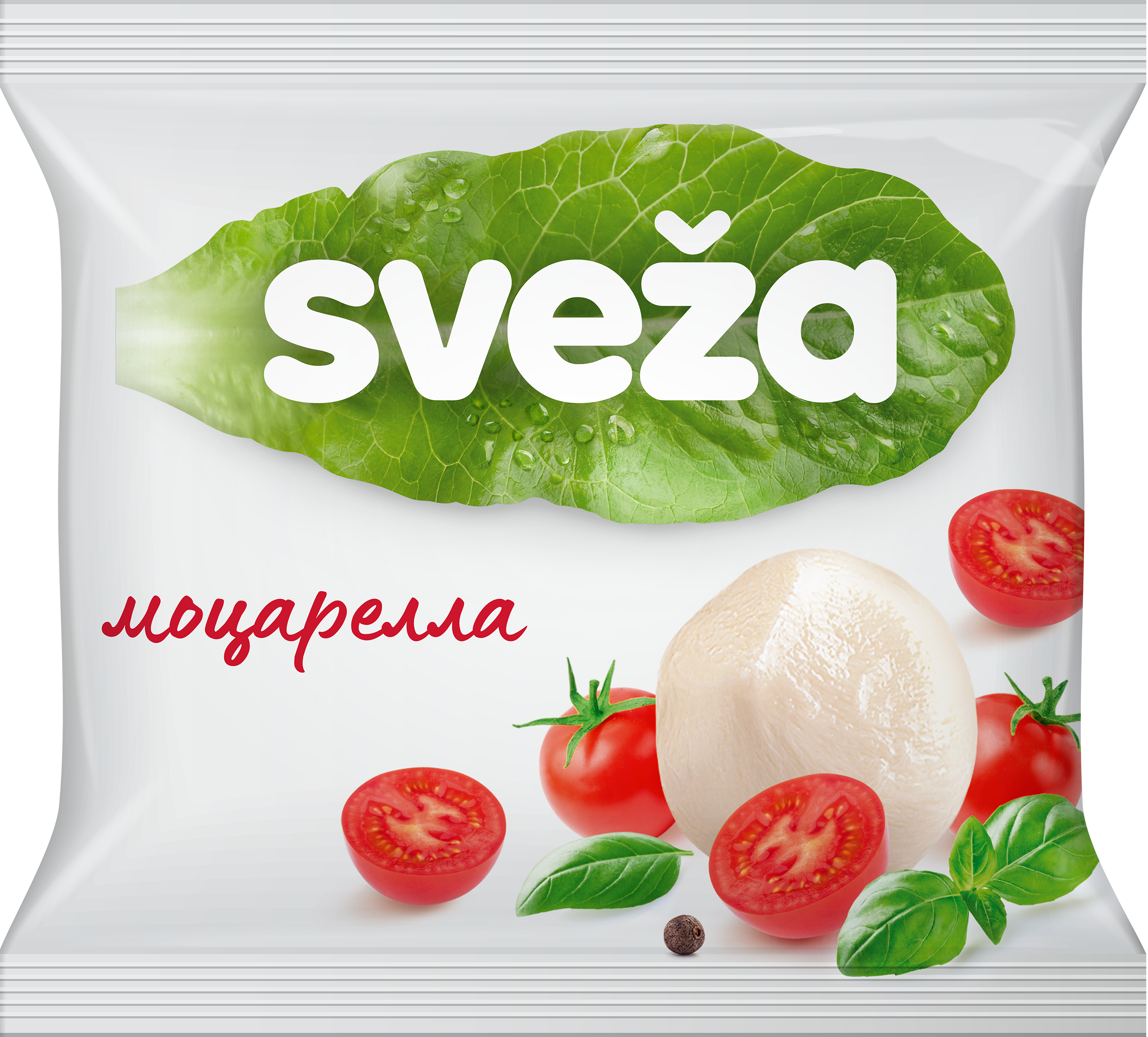 Изображение товара Моцарелла SVEZA 45% без змж 250г натуральный свежий сыр