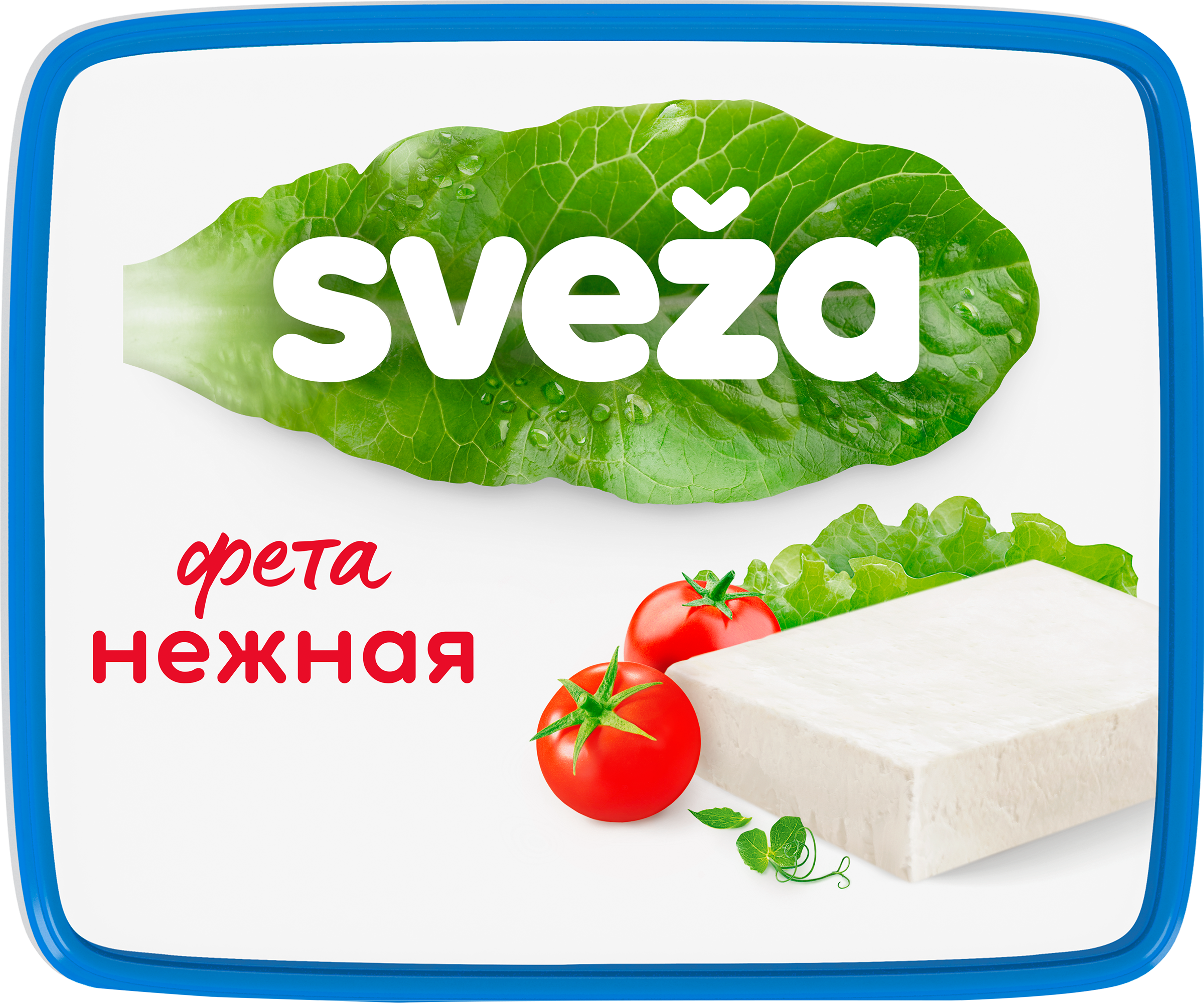 Изображение товара Сыр рассольный SVEZA Брынза Нежная 45%, без змж, 250г
