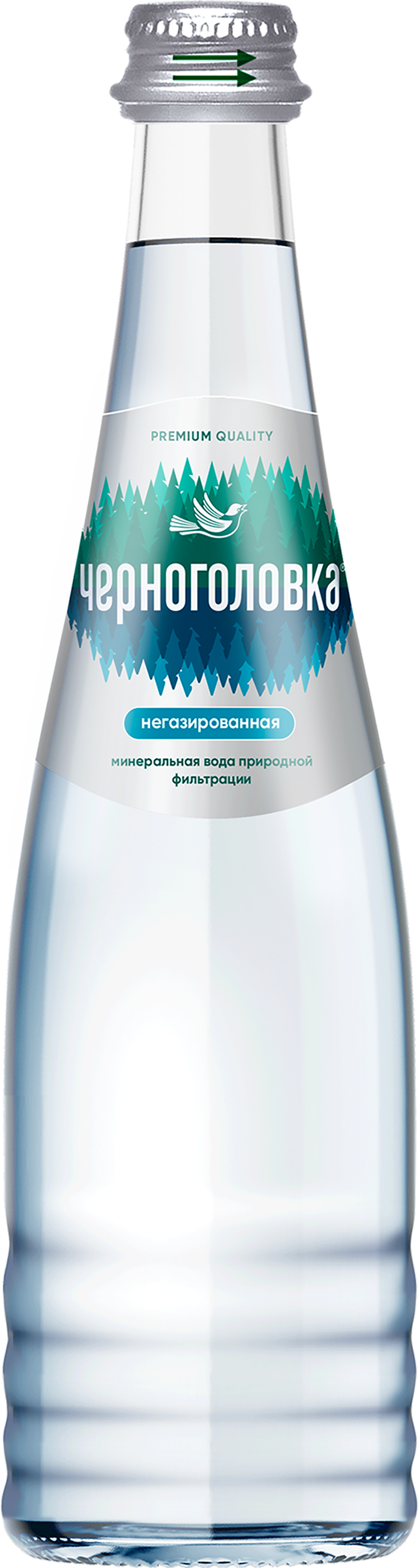 Изображение товара Вода минеральная ЧЕРНОГОЛОВКА негазированный, 0.33л