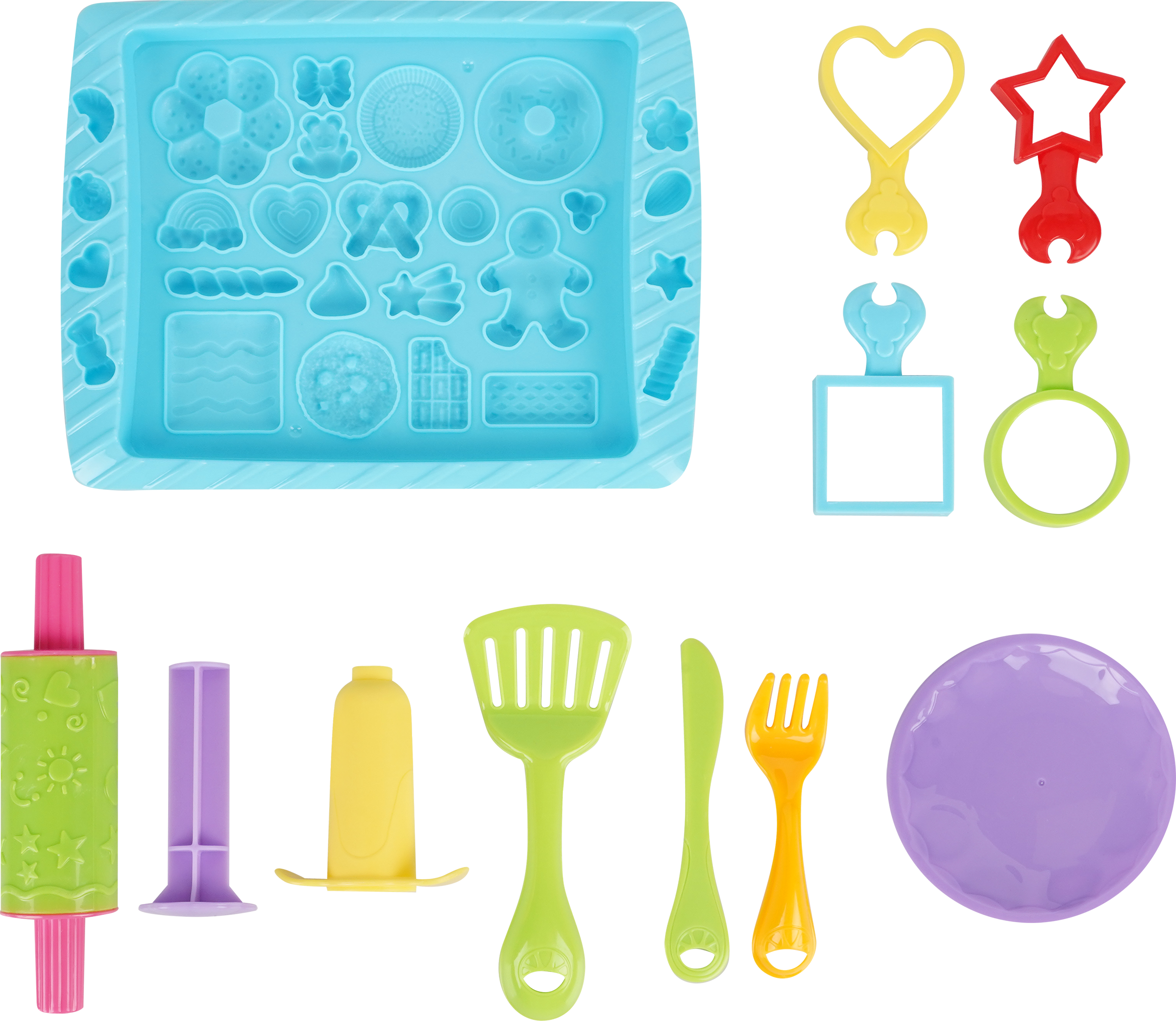 Изображение товара Набор для лепки КРОК&ДИЛЛИ Вкусное печенье с аксессуарами 16 предметов