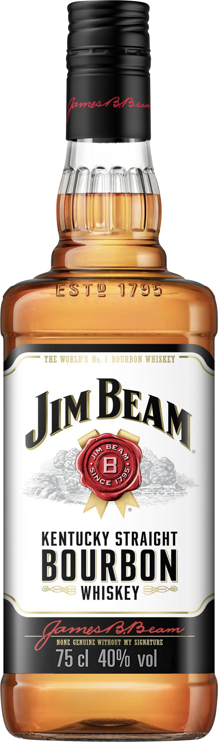 Изображение товара Виски JIM BEAM Бурбон зерновой 40%, 0,75л