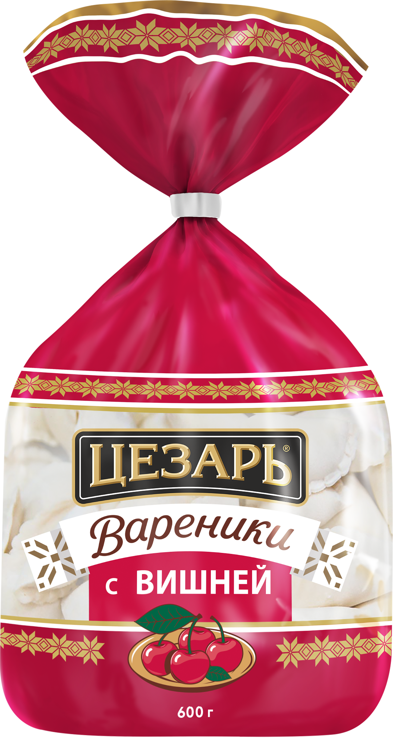 Изображение товара Вареники ЦЕЗАРЬ с вишней, 600г