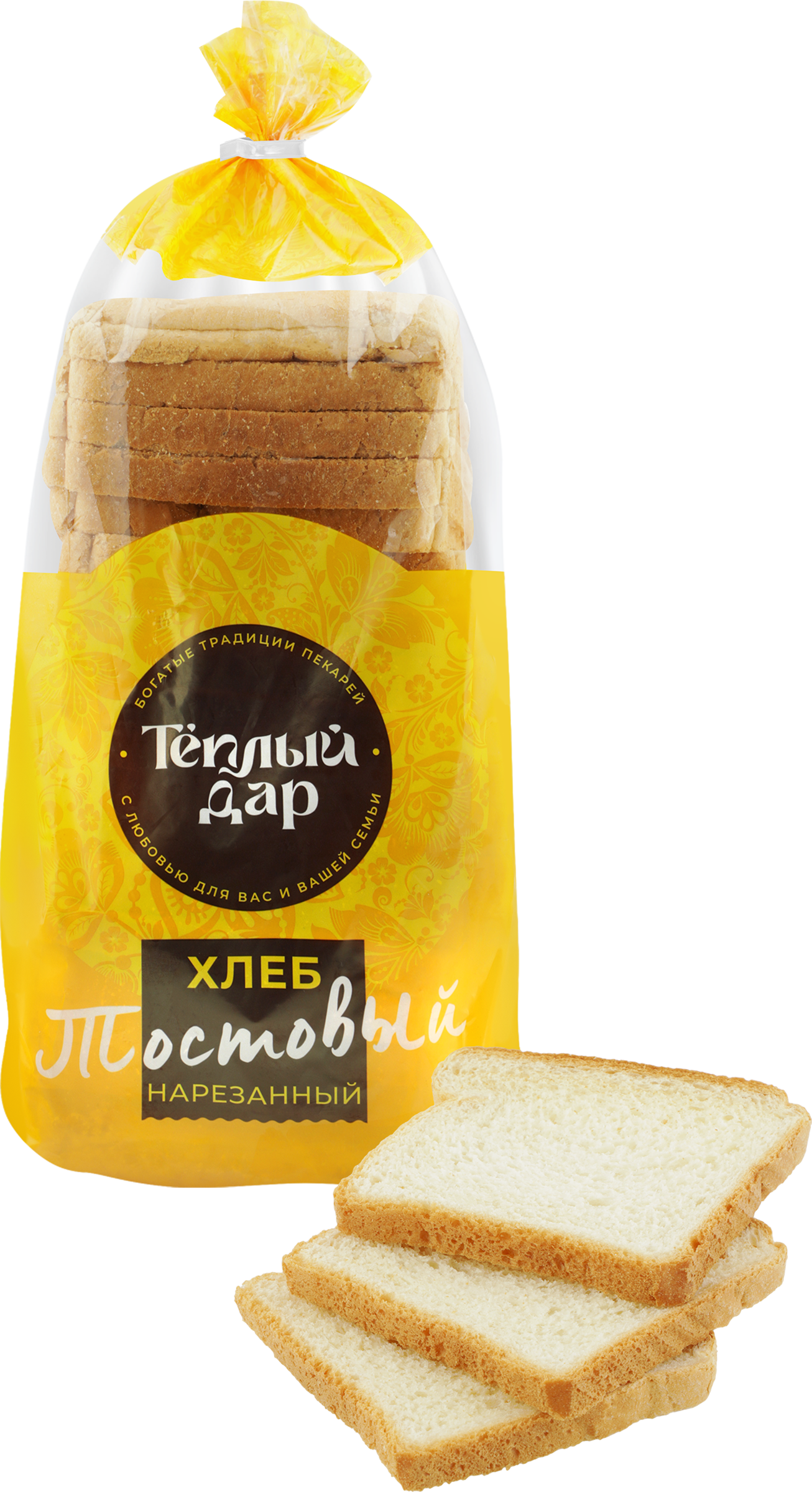 Изображение товара Хлеб ТЕПЛЫЙ ДАР Тостовый в нарезке 500г - натуральный пшеничный хлеб для бутербродов Изображение товара Хлеб ТЕПЛЫЙ ДАР Тостовый в нарезке 500г - натуральный пшеничный хлеб для бутербродов