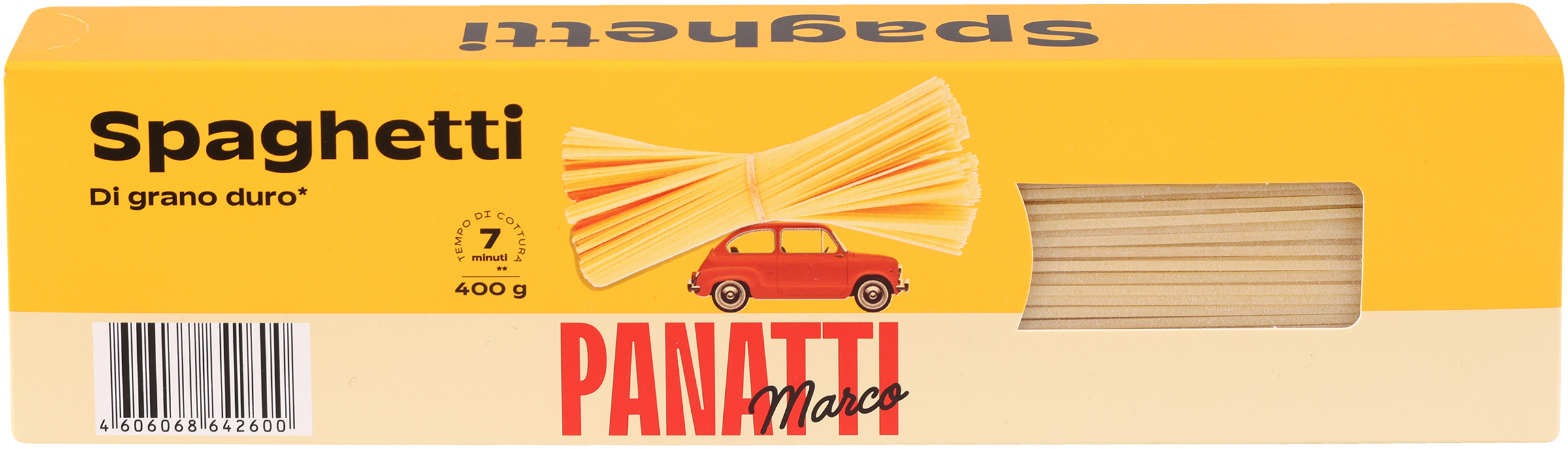 Изображение товара Макароны MARCO PANATTI Спагетти 400г - высокое качество, стандарт ГОСТ, классические итальянские сп