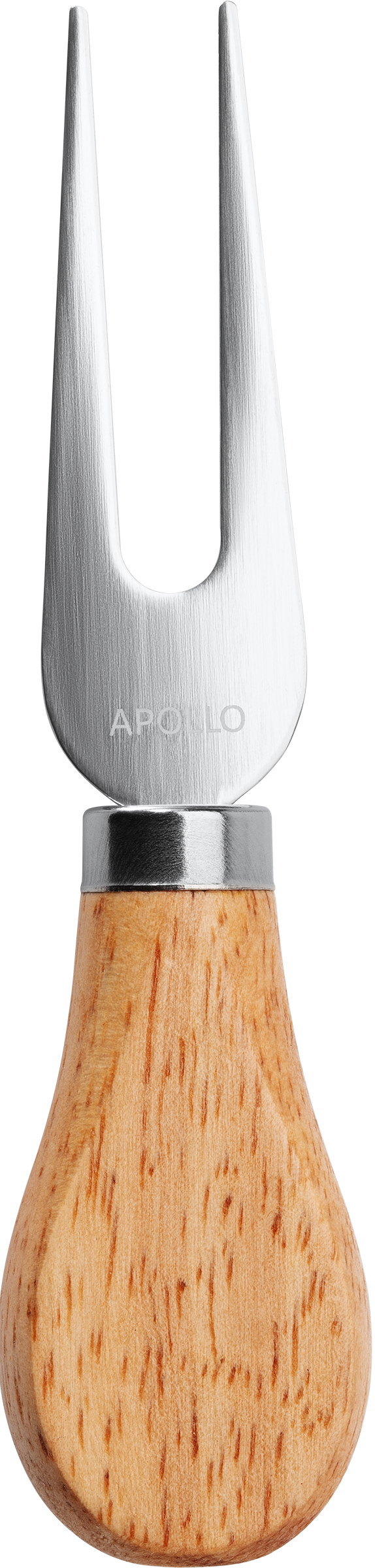 Изображение товара Вилка для сыра APOLLO Tartufo из нержавеющей стали и дерева 12,9х3см