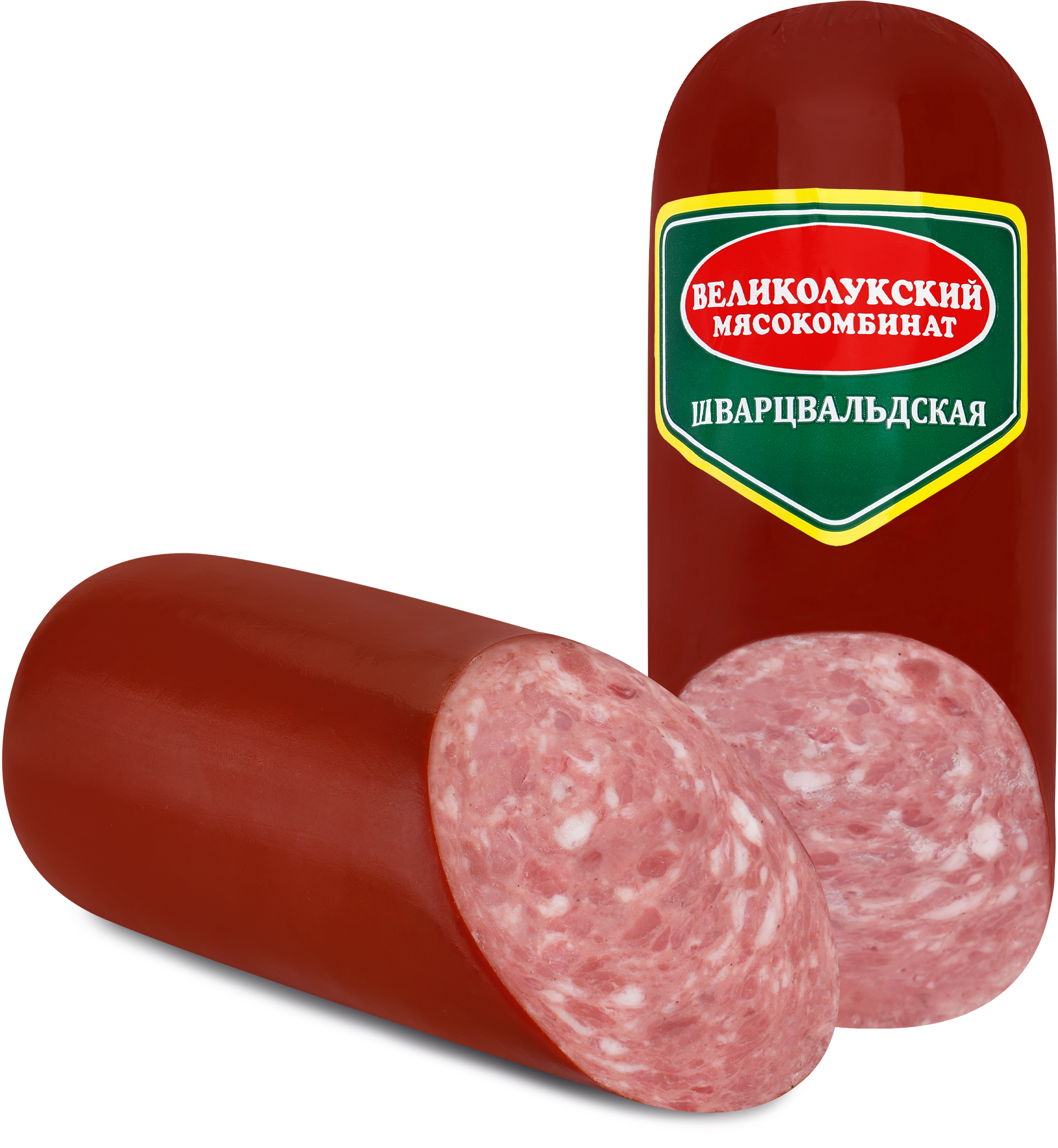 Изображение товара Колбаса полукопченая МК ВЕЛИКОЛУКСКИЙ Шварцвальдская, 400г