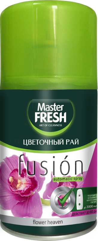 Изображение товара Баллон сменный MASTER FRESH Цветочный рай 250 мл для автоматических систем