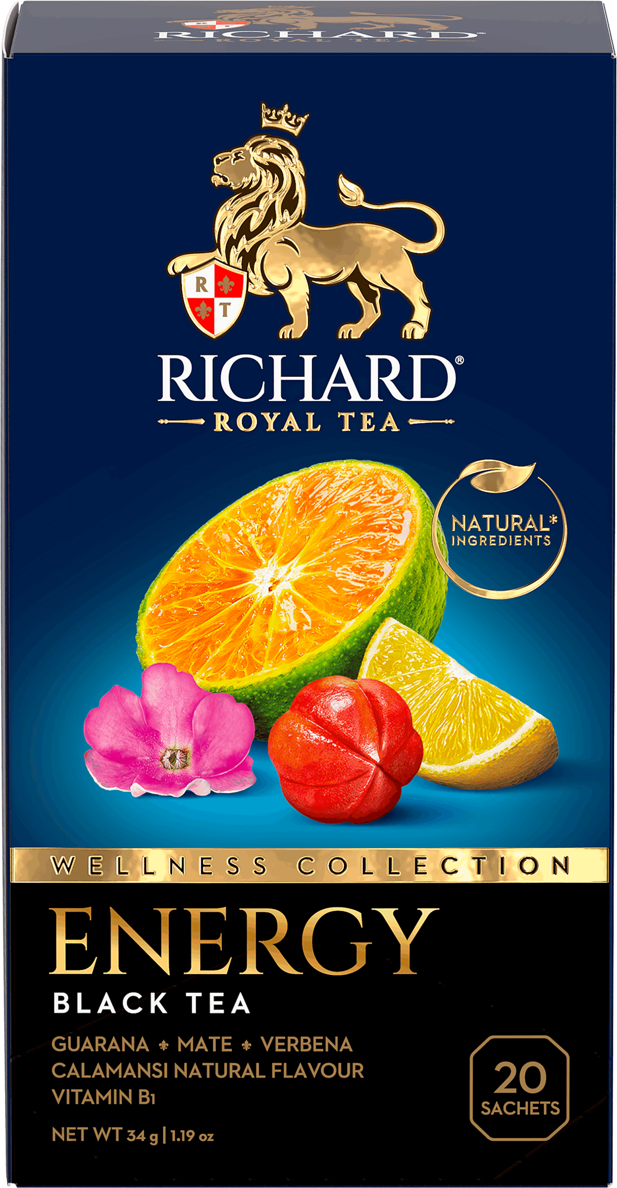 Изображение товара Чай черный RICHARD Energy Tea, 20пак