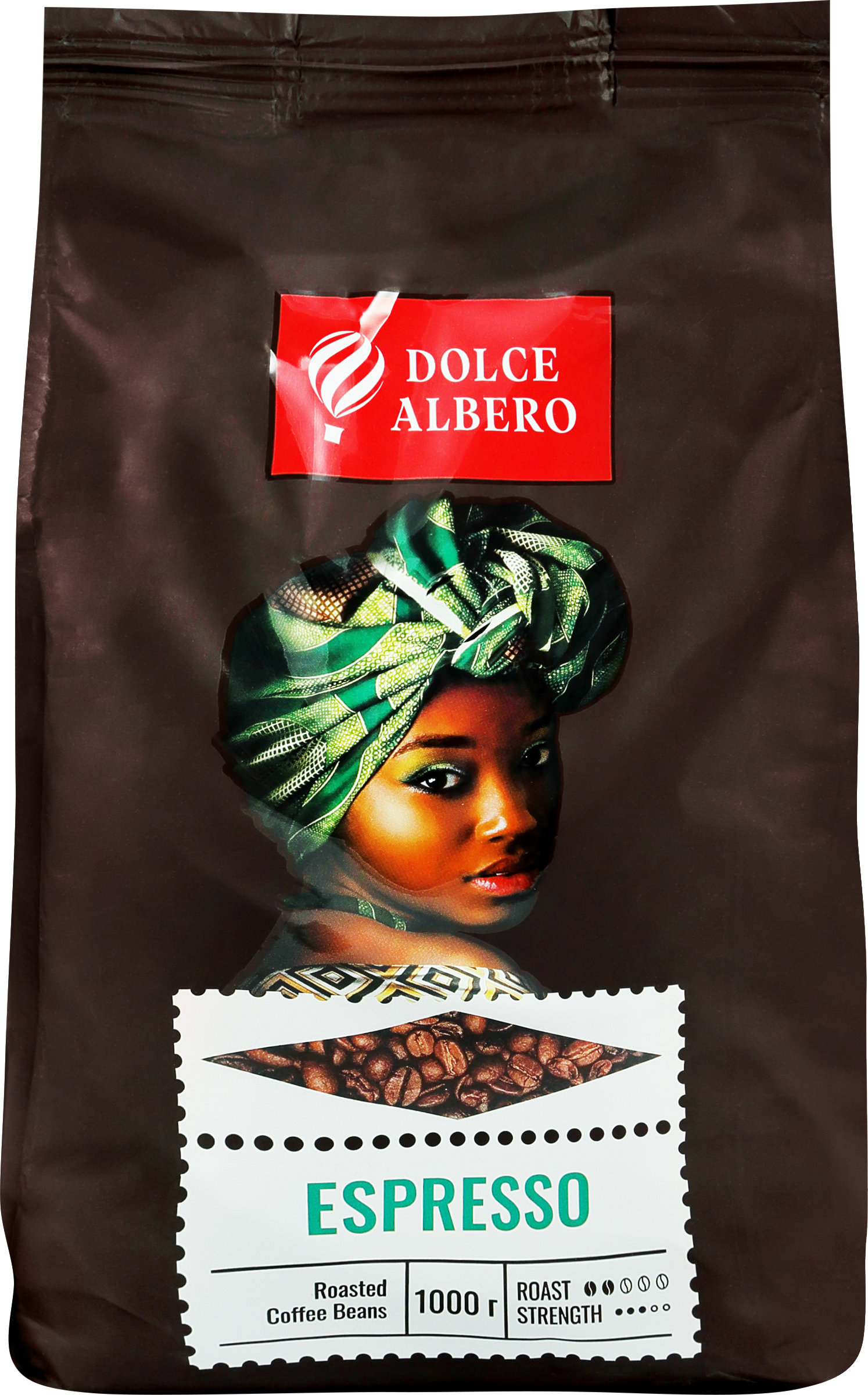 Изображение товара Кофе зерновой DOLCE ALBERO Espresso 1кг высокогорная арабика