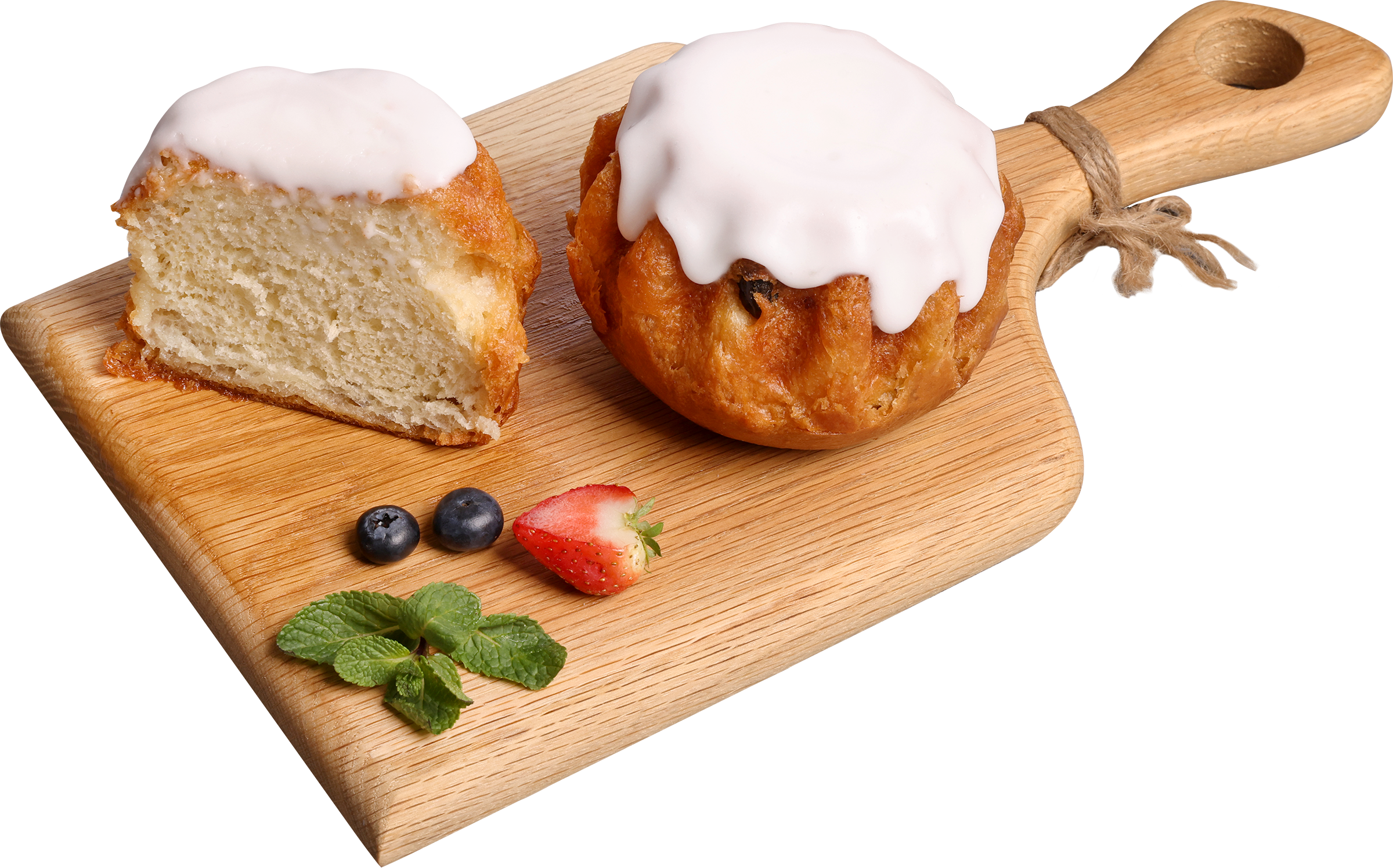 Изображение товара Баба ромовая ЛЕНТА FRESH, 150г - вкусный кекс с изюмом