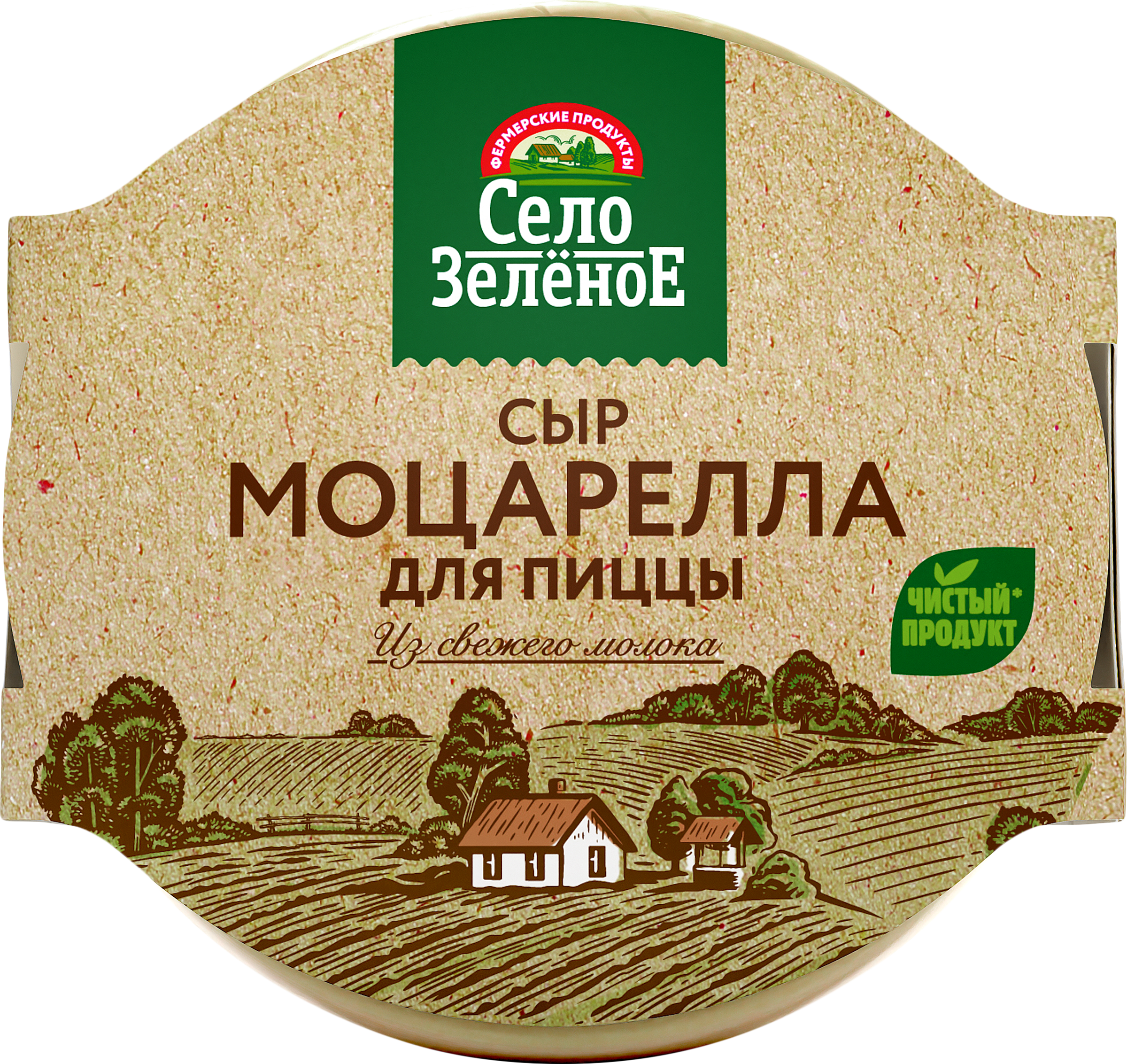 Изображение товара Сыр СЕЛО ЗЕЛЕНОЕ Моцарелла для пиццы 40% 300г