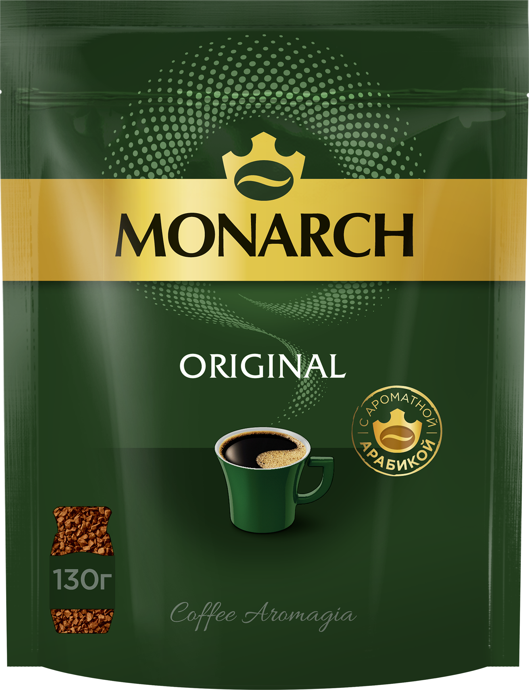 Изображение товара Кофе растворимый MONARCH Original натуральный сублимированный 130г