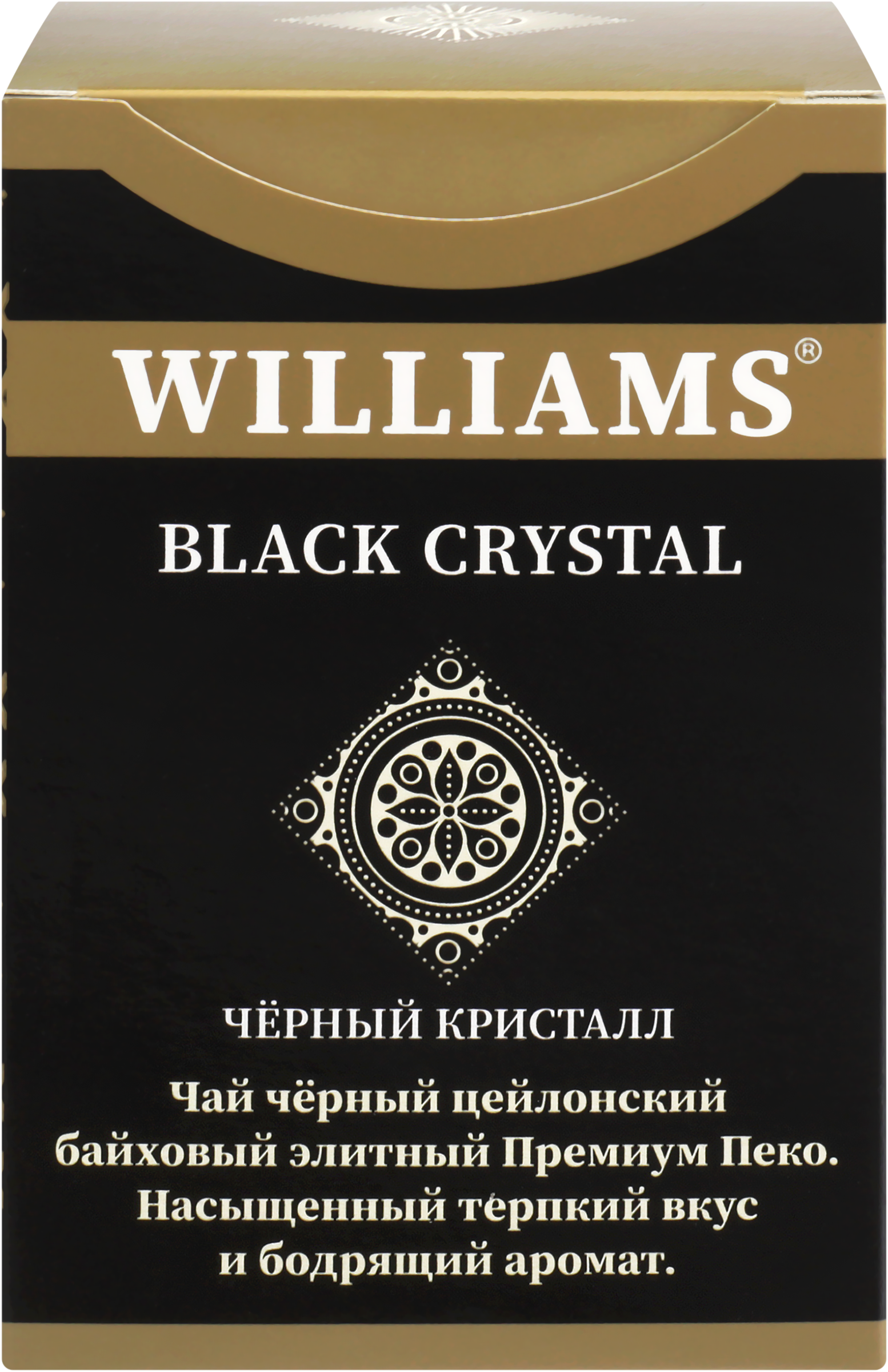 Изображение товара Чай черный WILLIAMS Black Crystal Премиум Пеко листовой 100г цейлонский