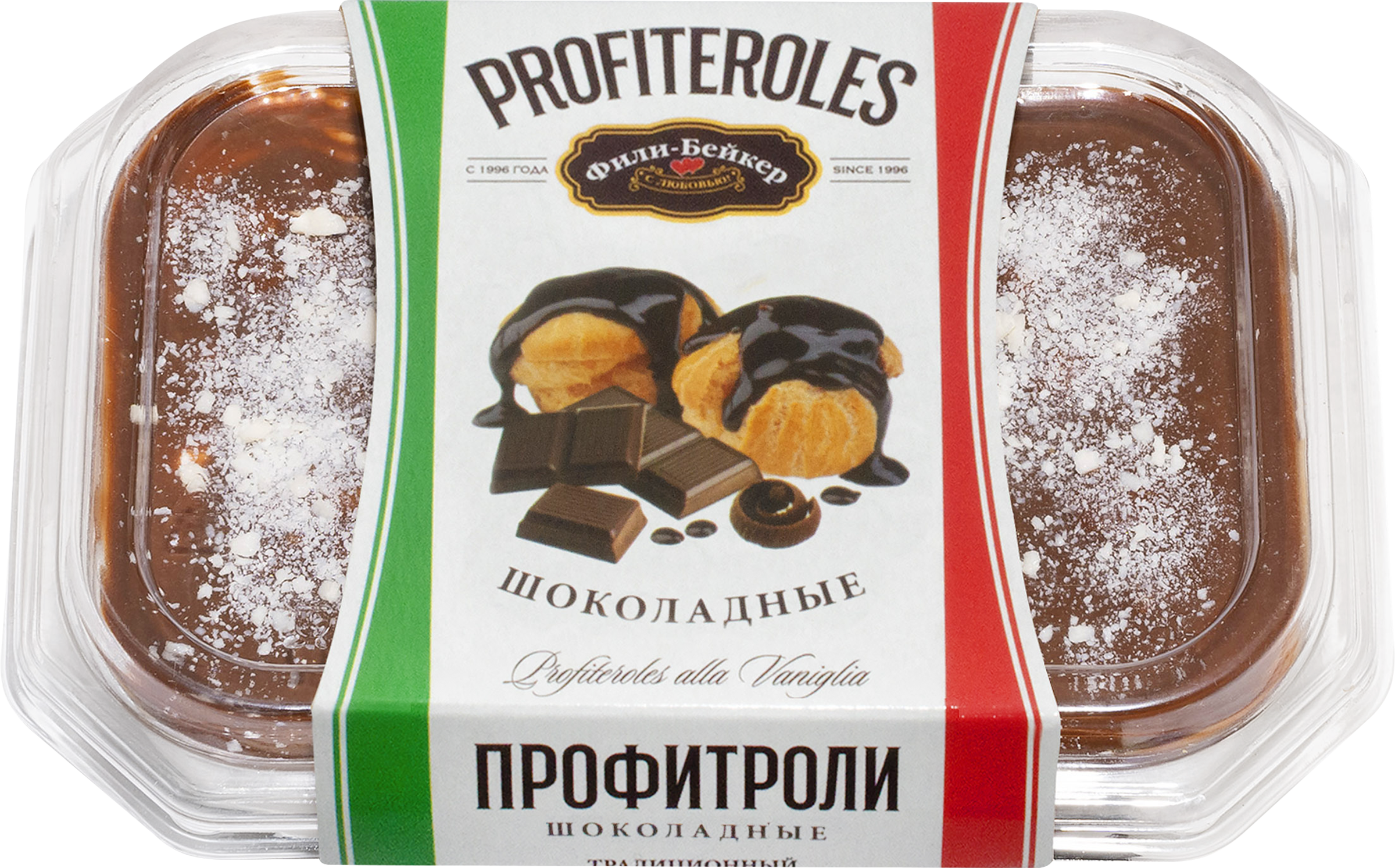 Изображение товара Пирожные ФИЛИ-БЕЙКЕР Профитроли шоколадные, 150г