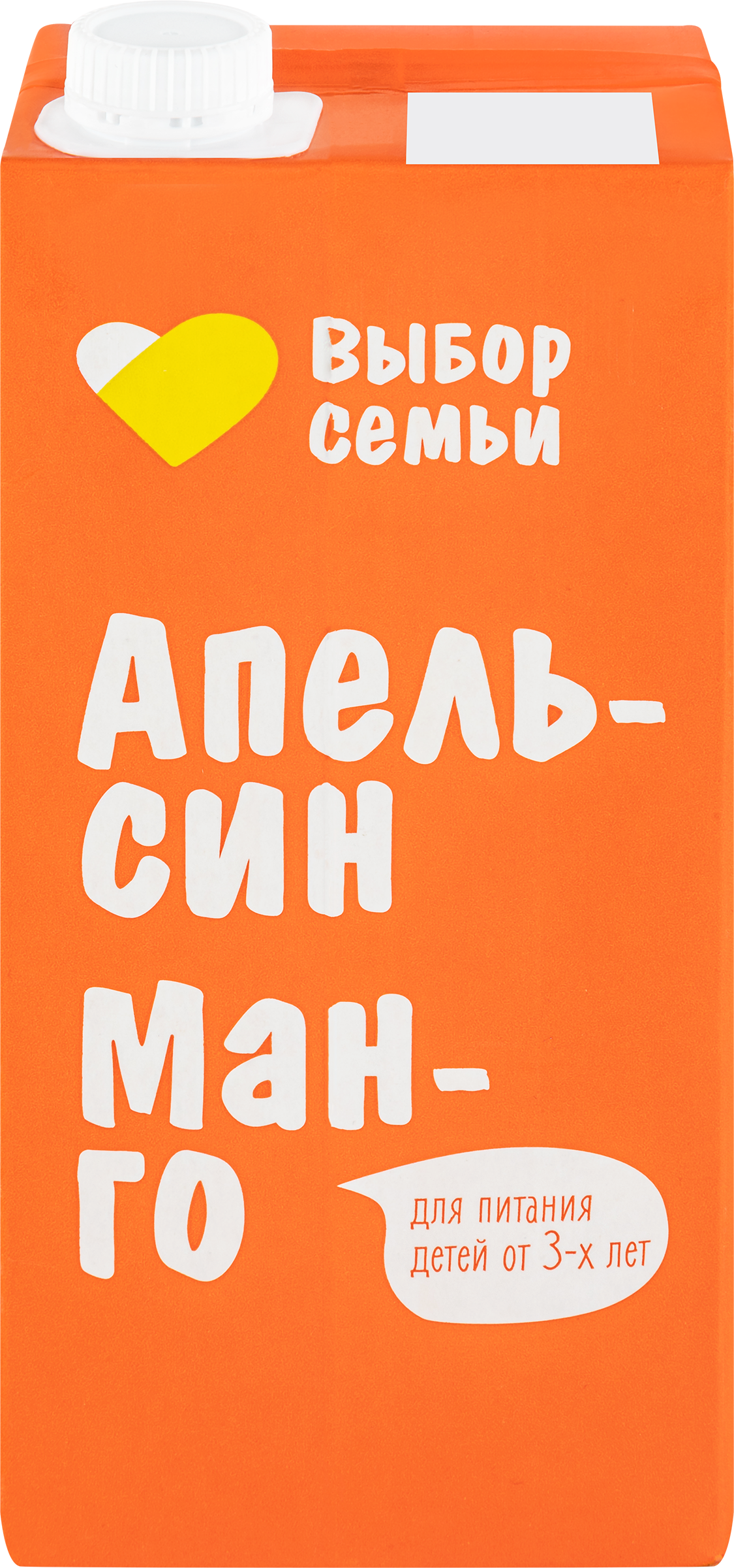 Изображение товара Нектар ВЫБОР СЕМЬИ Апельсин, манго 0.95л в Тетра-пак