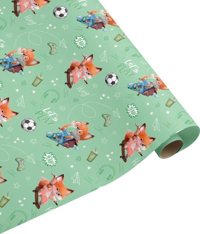 Изображение товара Дизайнерская декоративная бумага 70х100см 80г для оформления подарков