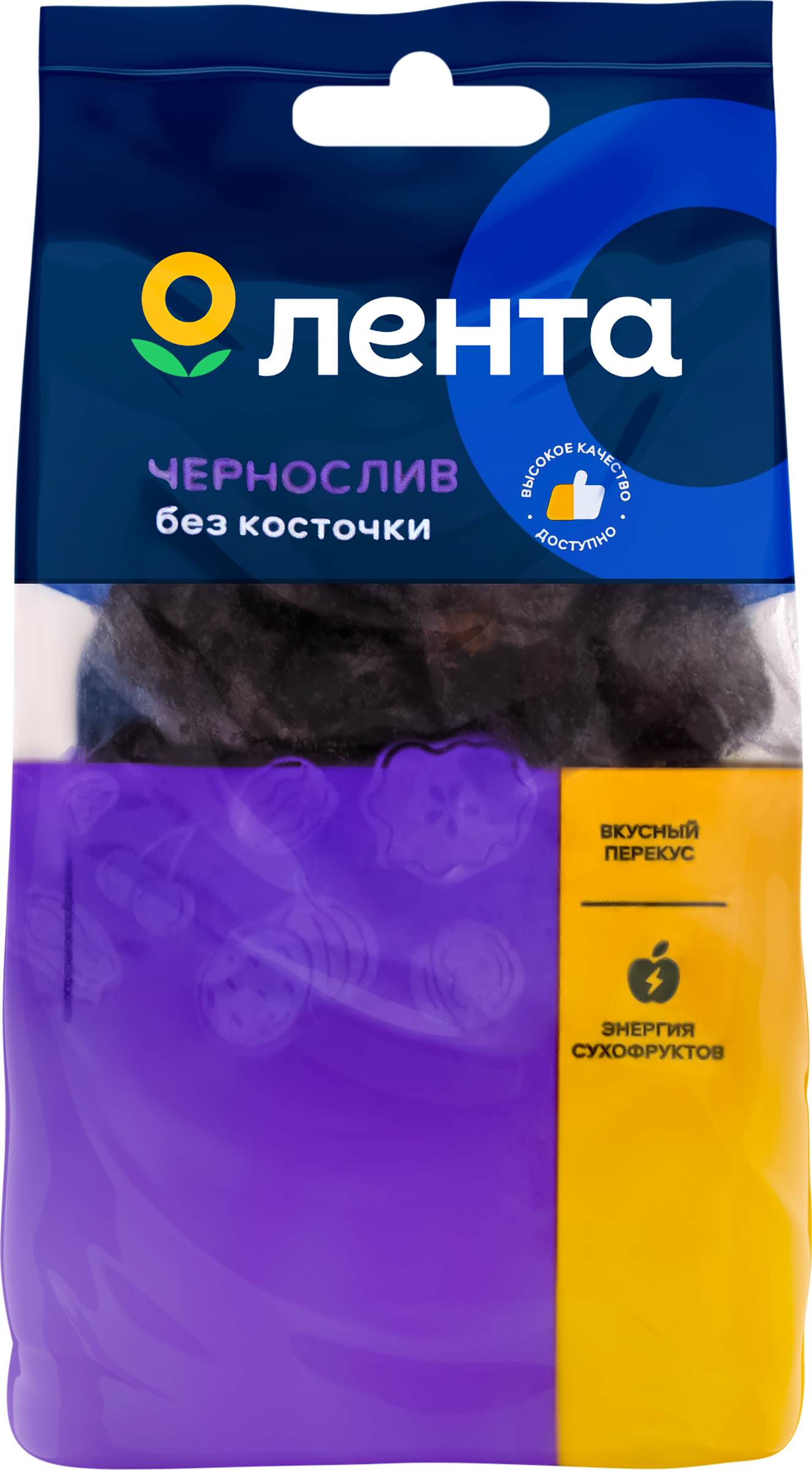 Изображение товара Чернослив без косточек ЛЕНТА 150г - полезный сухофрукт для закусок и выпечки