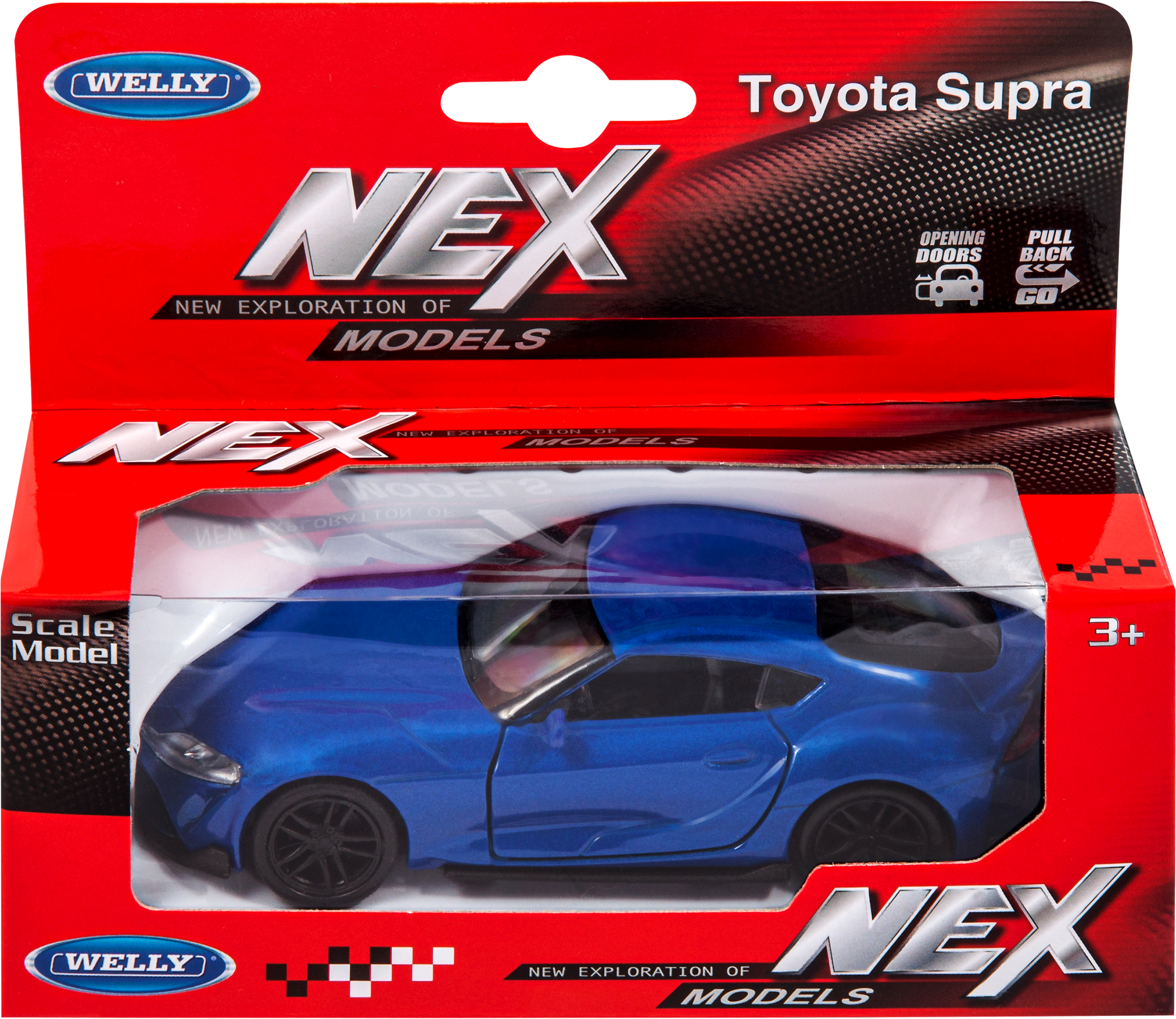 Изображение товара Игрушка WELLY модель машина 11см для детей 3+ безопасная развивающая игрушка