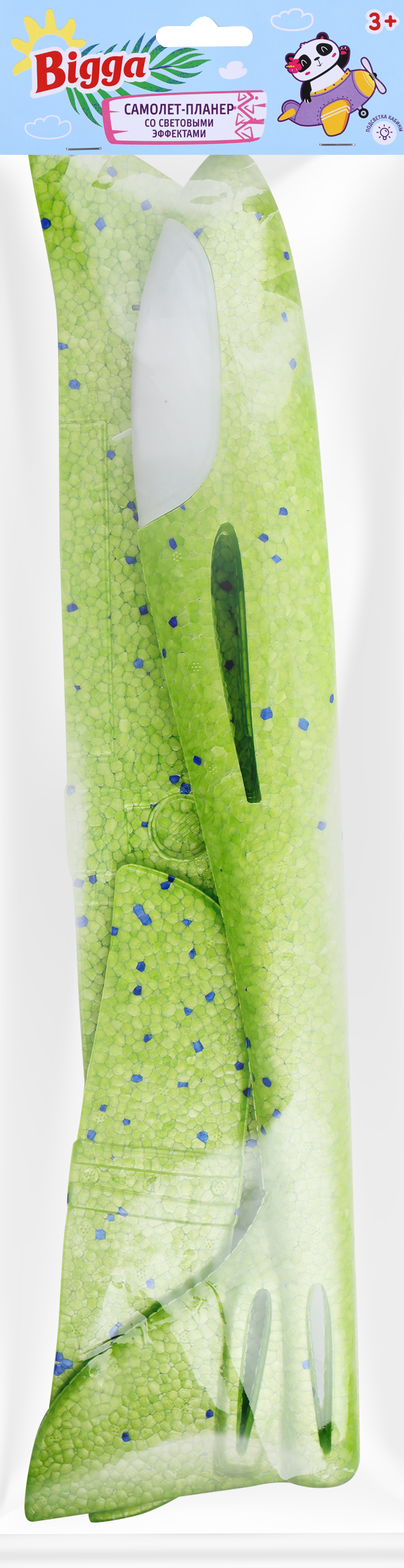 Изображение товара Самолет-планер BIGGA со световыми эффектами, 48см, Арт. HW480A