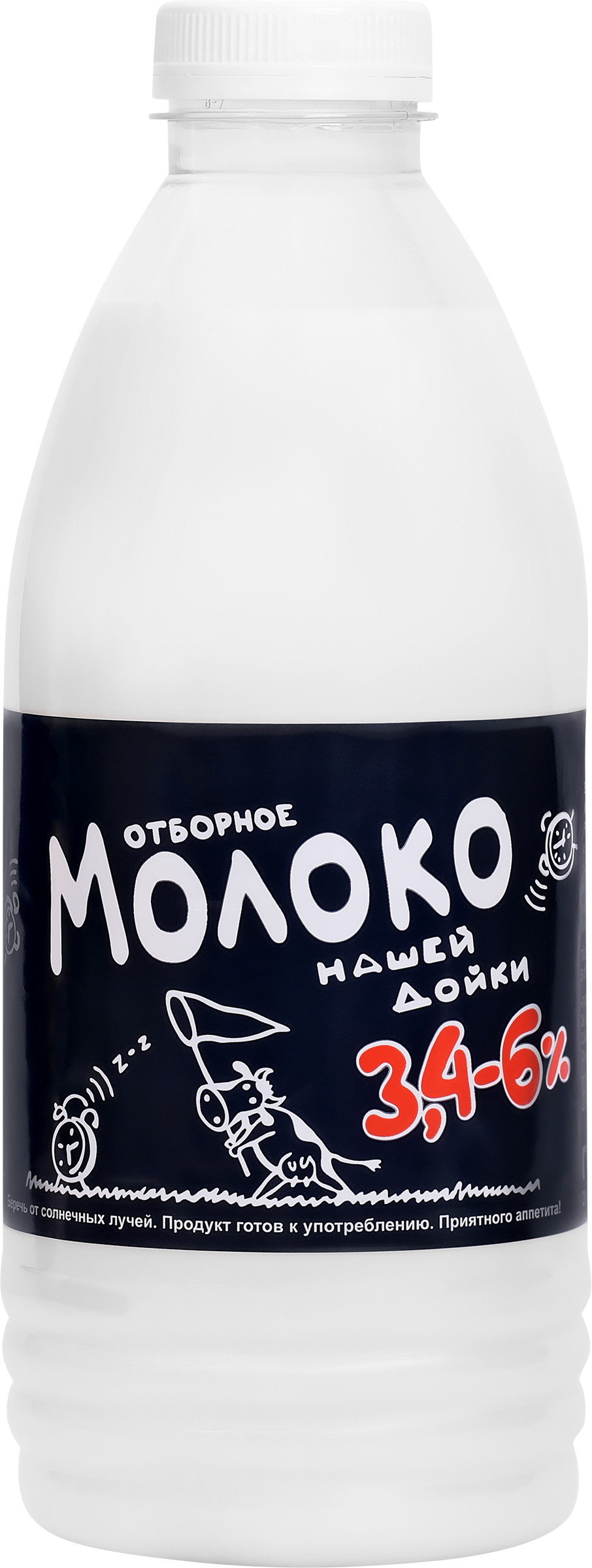 Изображение товара Молоко пастеризованное НАШЕЙ ДОЙКИ 3, 4-6% без змж 900мл Россия