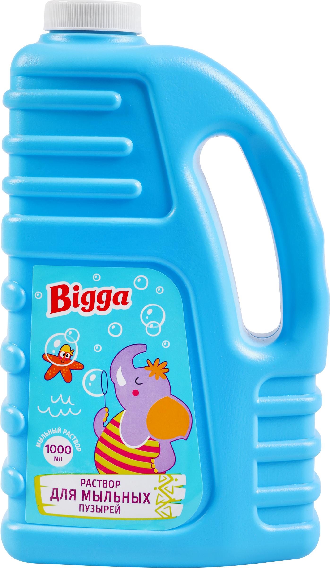 Изображение товара Раствор BIGGA для мыльных пузырей MU-308 Нелопающиеся пузыри, 1 л